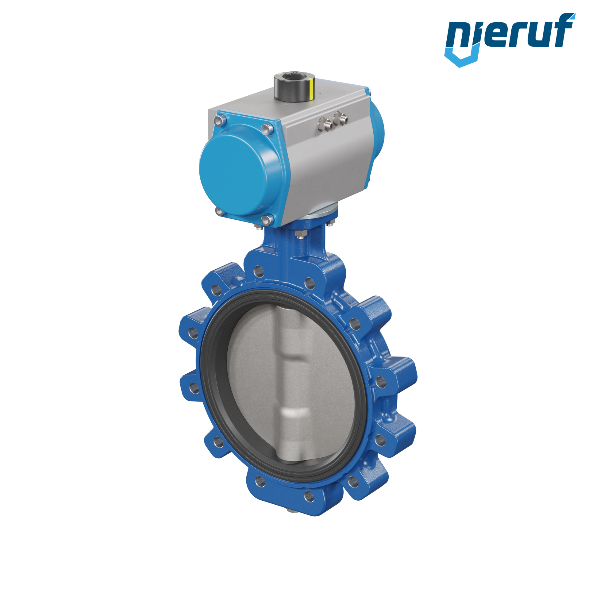 vanne papillon DN 250 AK02 EPDM DVGW eau potable, WRAS, ACS, W270 actionneur pneumatique à double effet