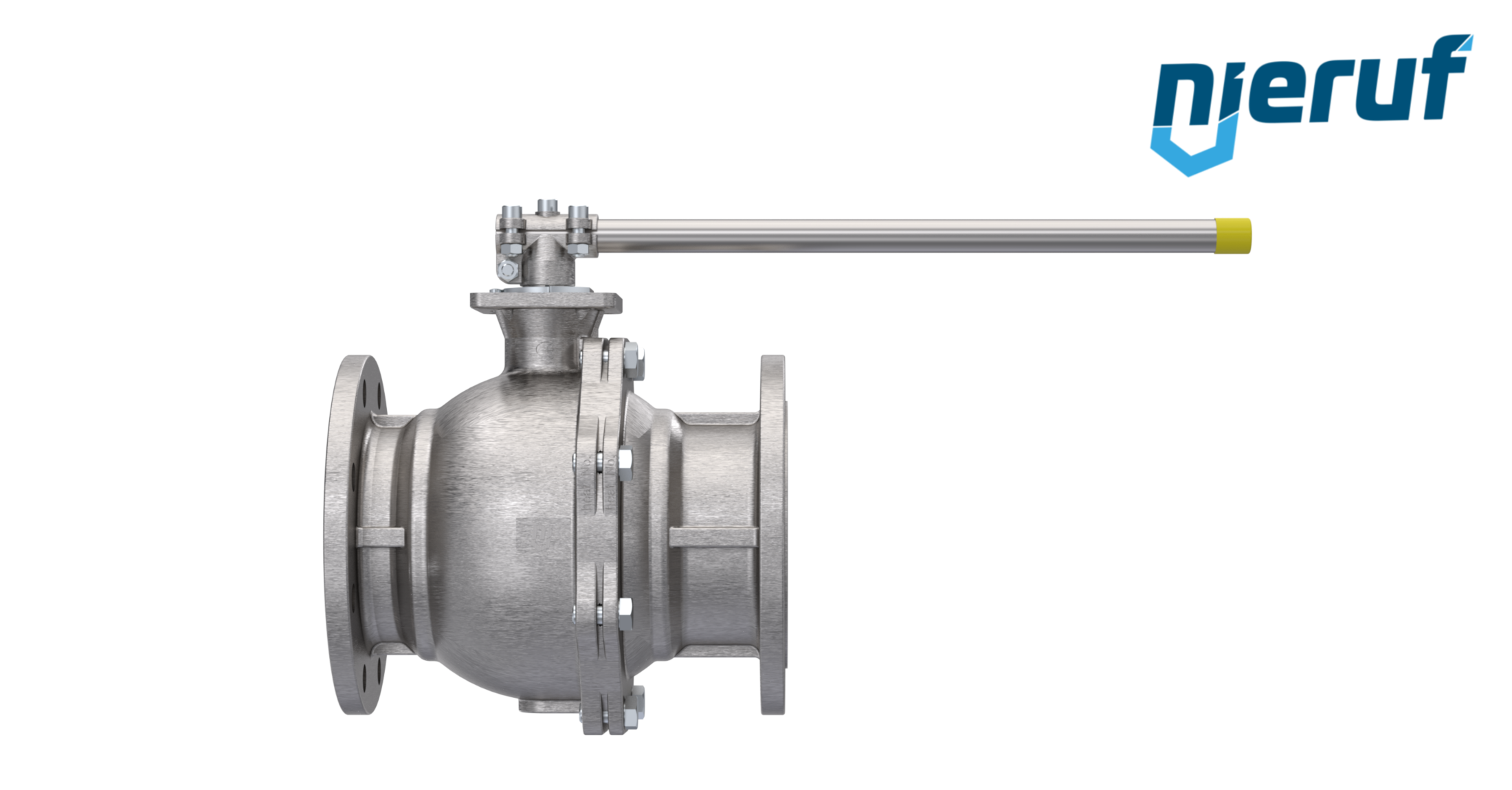 robinet à boisseau sphérique à brides pour gaz DN80 FK05 acier inoxydable 1.4408