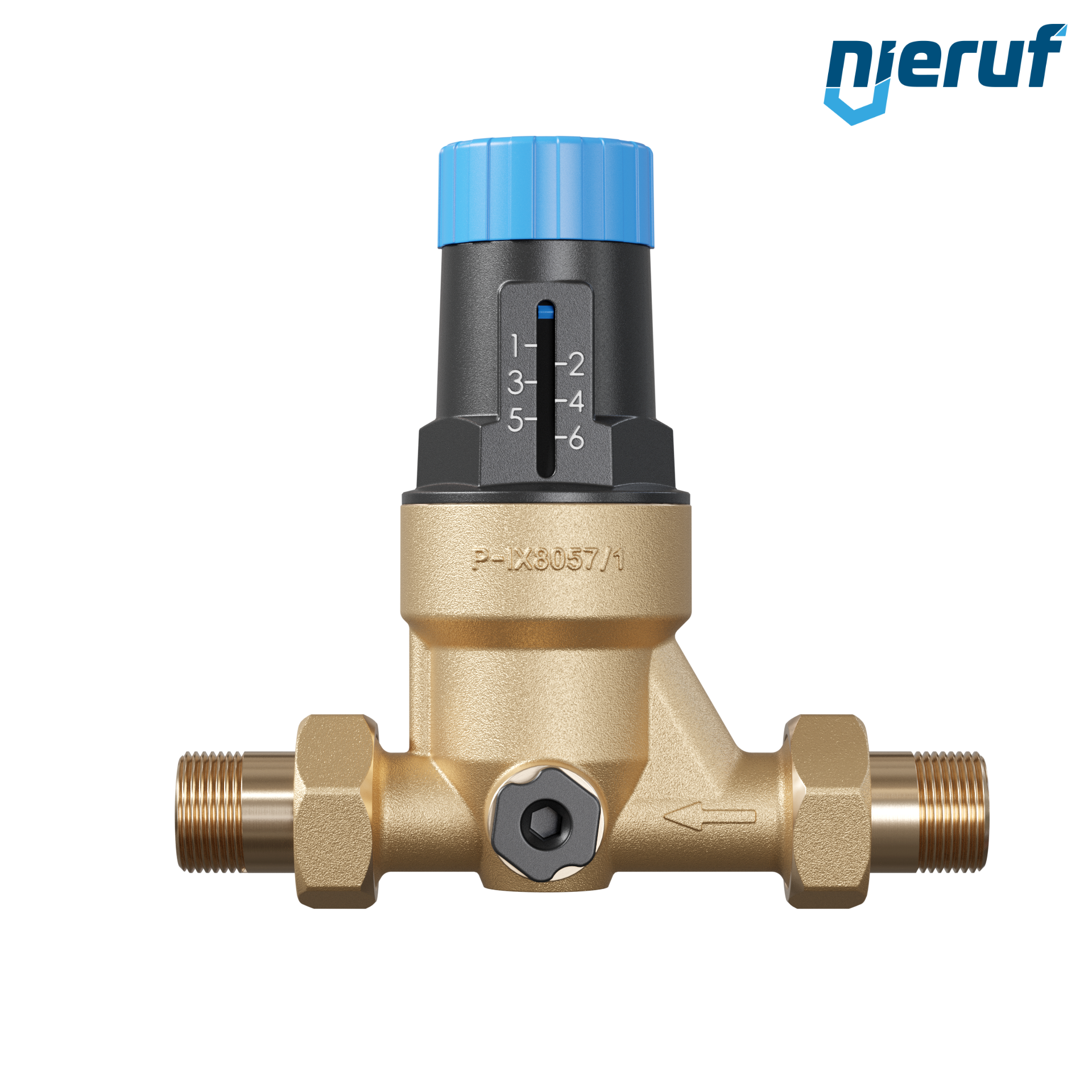 riduttore di pressione acqua potabile 3/4" pollici DM09 ottone NBR 1.5 - 6.0 bar