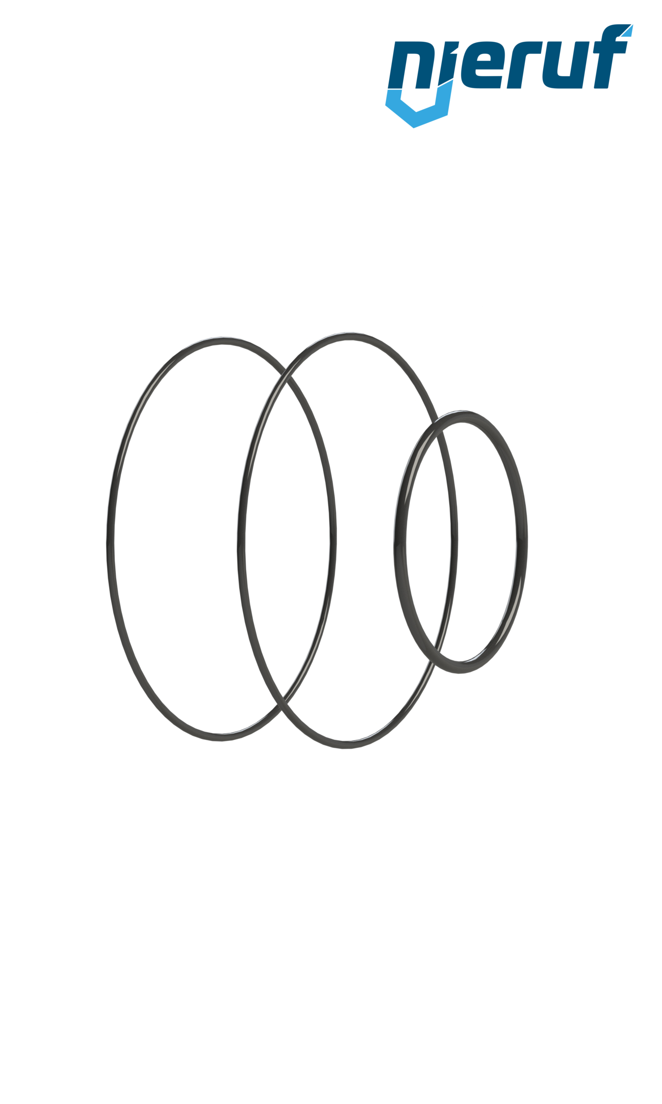 kit de joints NBR pour clapet anti-retour à battant plastique DN65