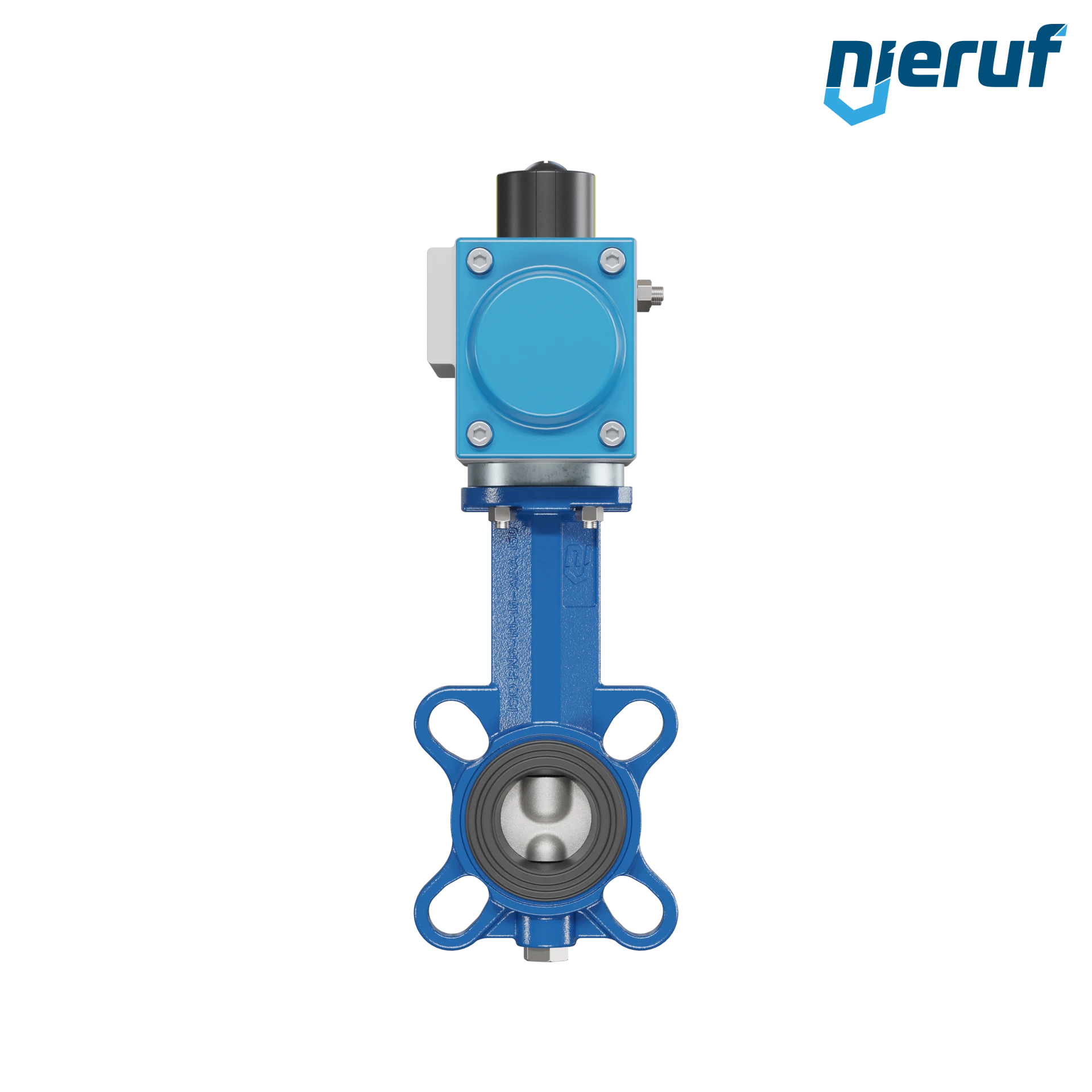 vanne papillon DN 40 AK01 FPM actionneur pneumatique à simple effet fermeture par ressort
