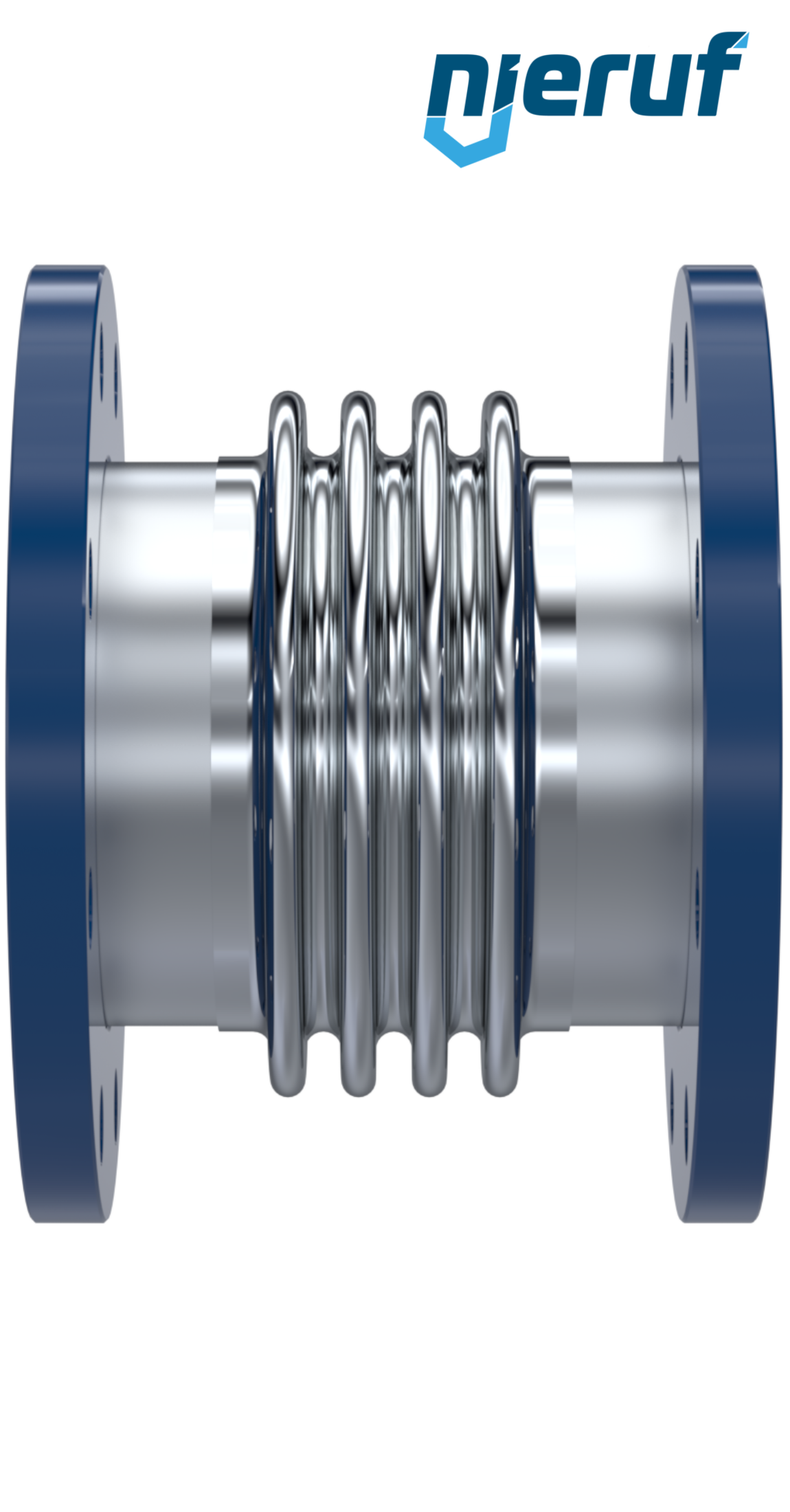 Compensateur axial DN250 modèle KP05 bride fixe et soufflet en acier inoxydable