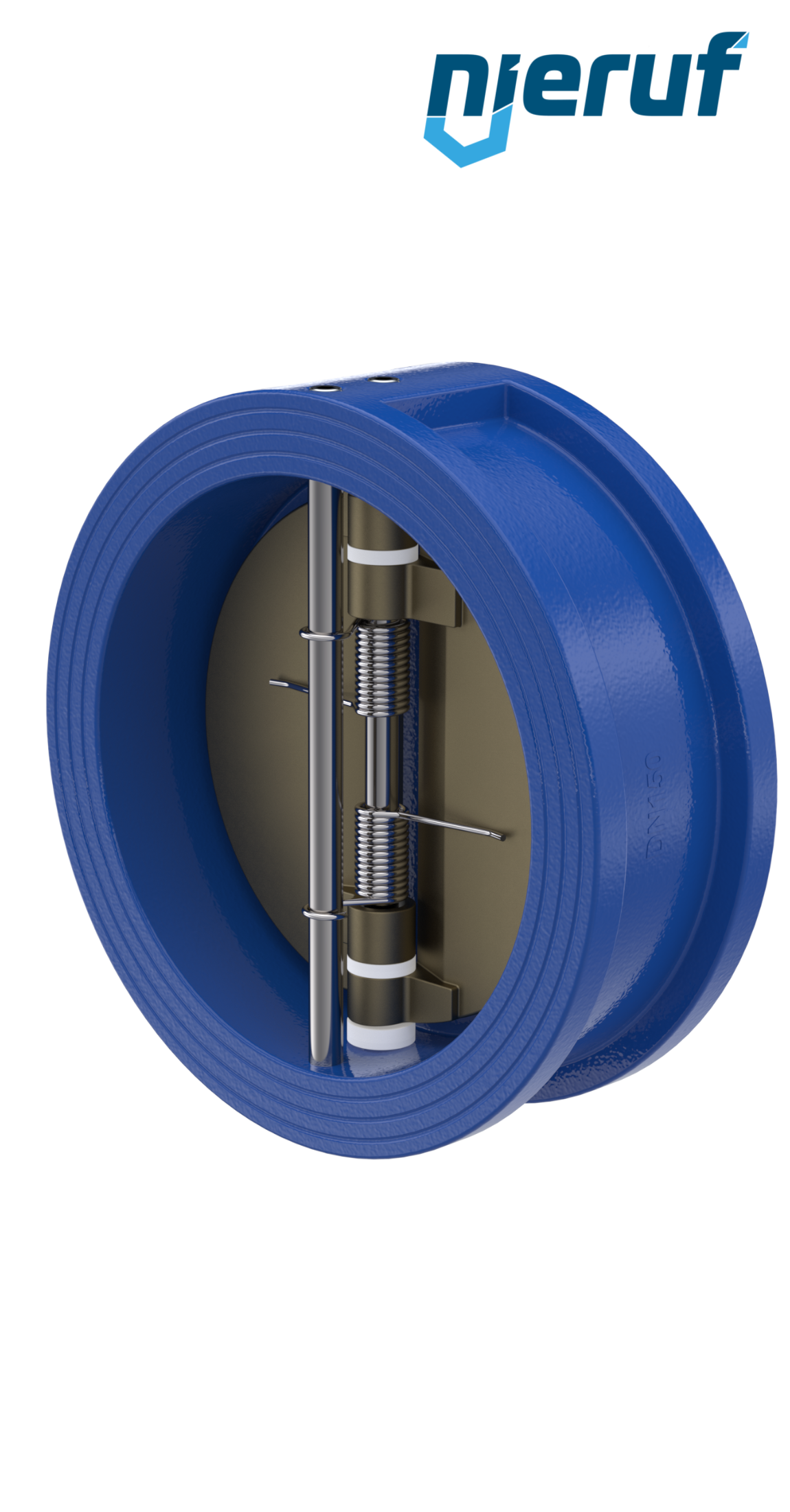 clapet anti-retour à double battant DN150 DR04 GGG40 EPDM