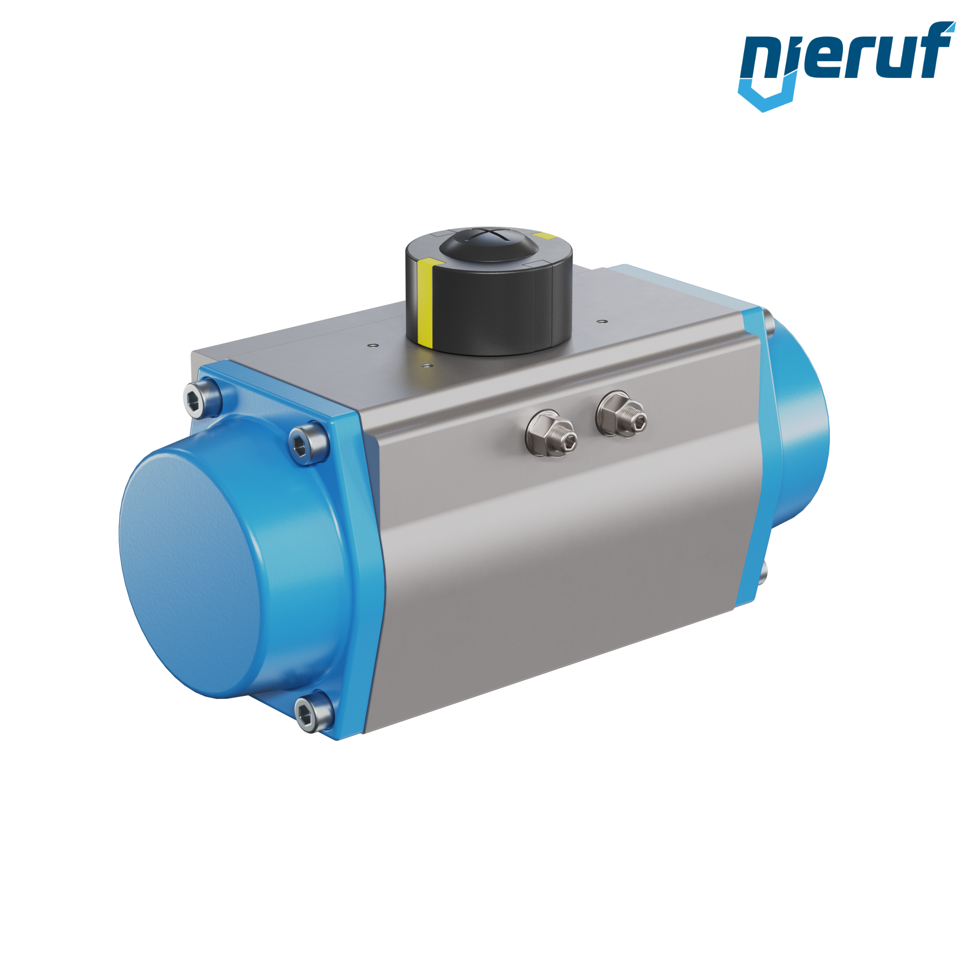 actionneur pneumatique AN02 simple effet, ouverture par ressort GS-092 90° avec 8 ressorts