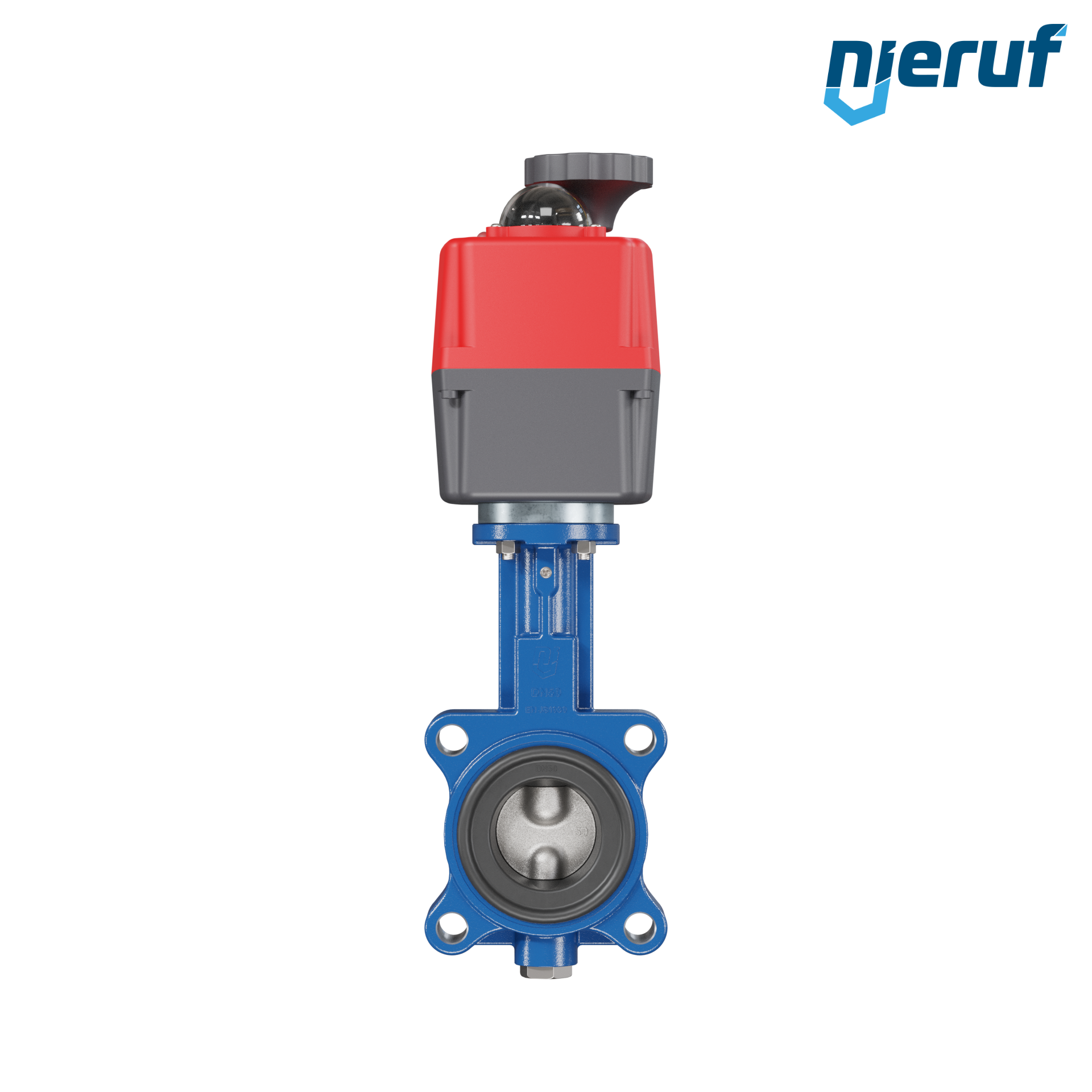 vanne papillon DN 50 avec oreilles taraudées / lug actionneur électronique 24-240V DVGW-eau potable