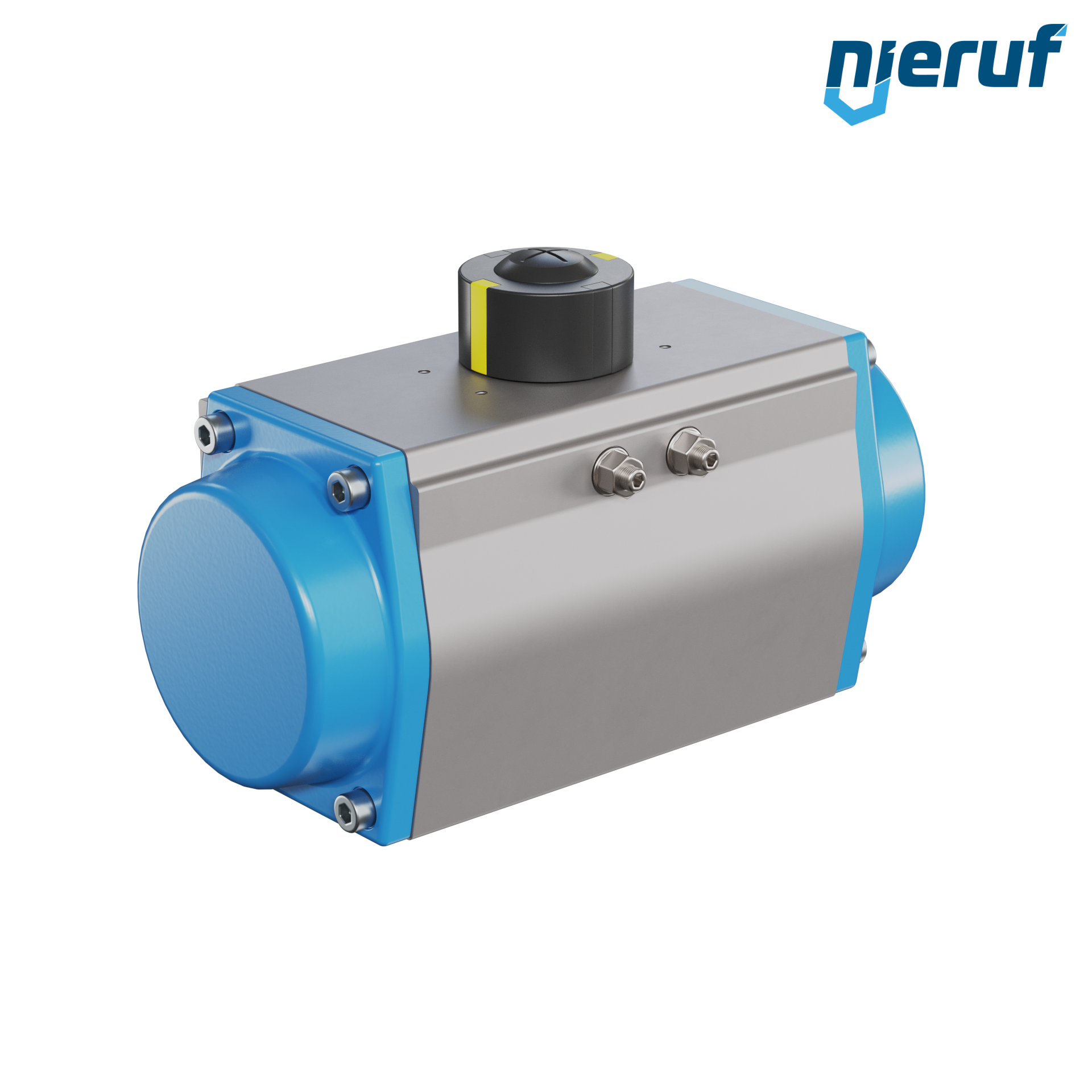 actionneur pneumatique AN02 simple effet, ouverture par ressort GS-105 90° avec 7 ressorts