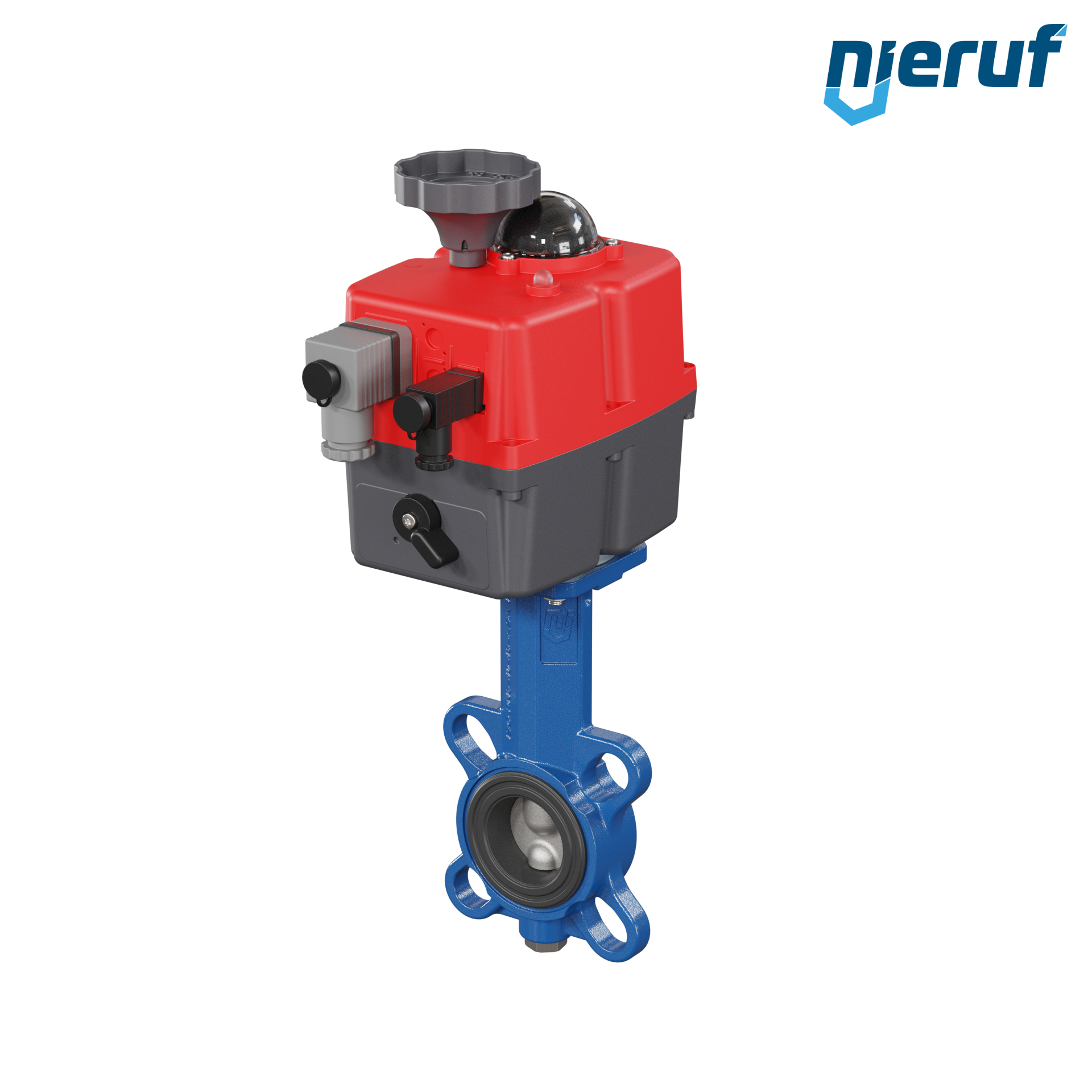 vanne papillon DN 32 avec oreilles centrées / wafer actionneur électronique 24-240V DVGW gaz