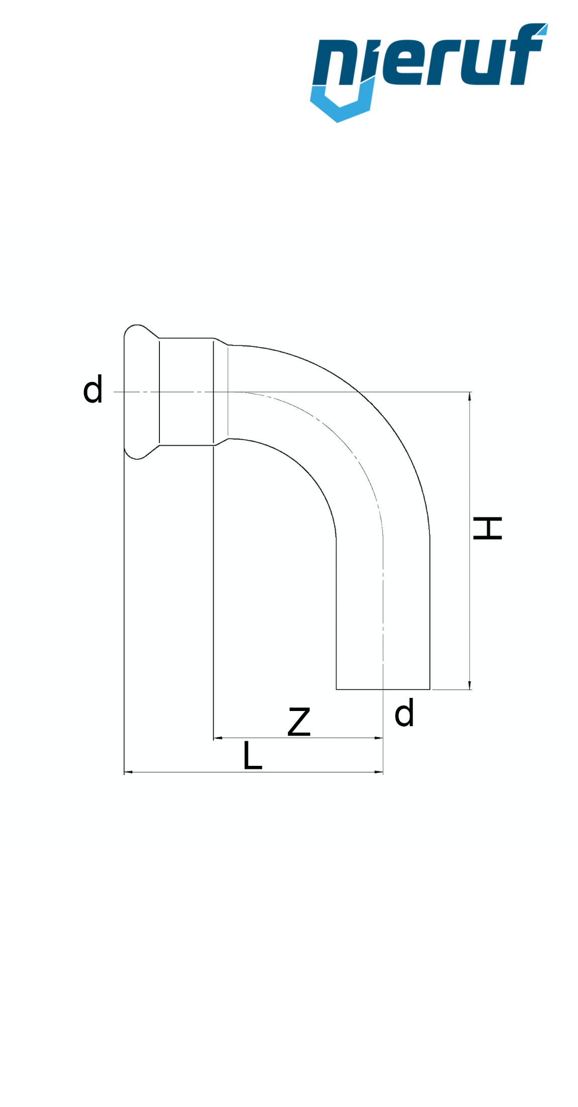 raccord coudé 90° à sertir F x M DN12 - 15,0 mm acier inoxydable