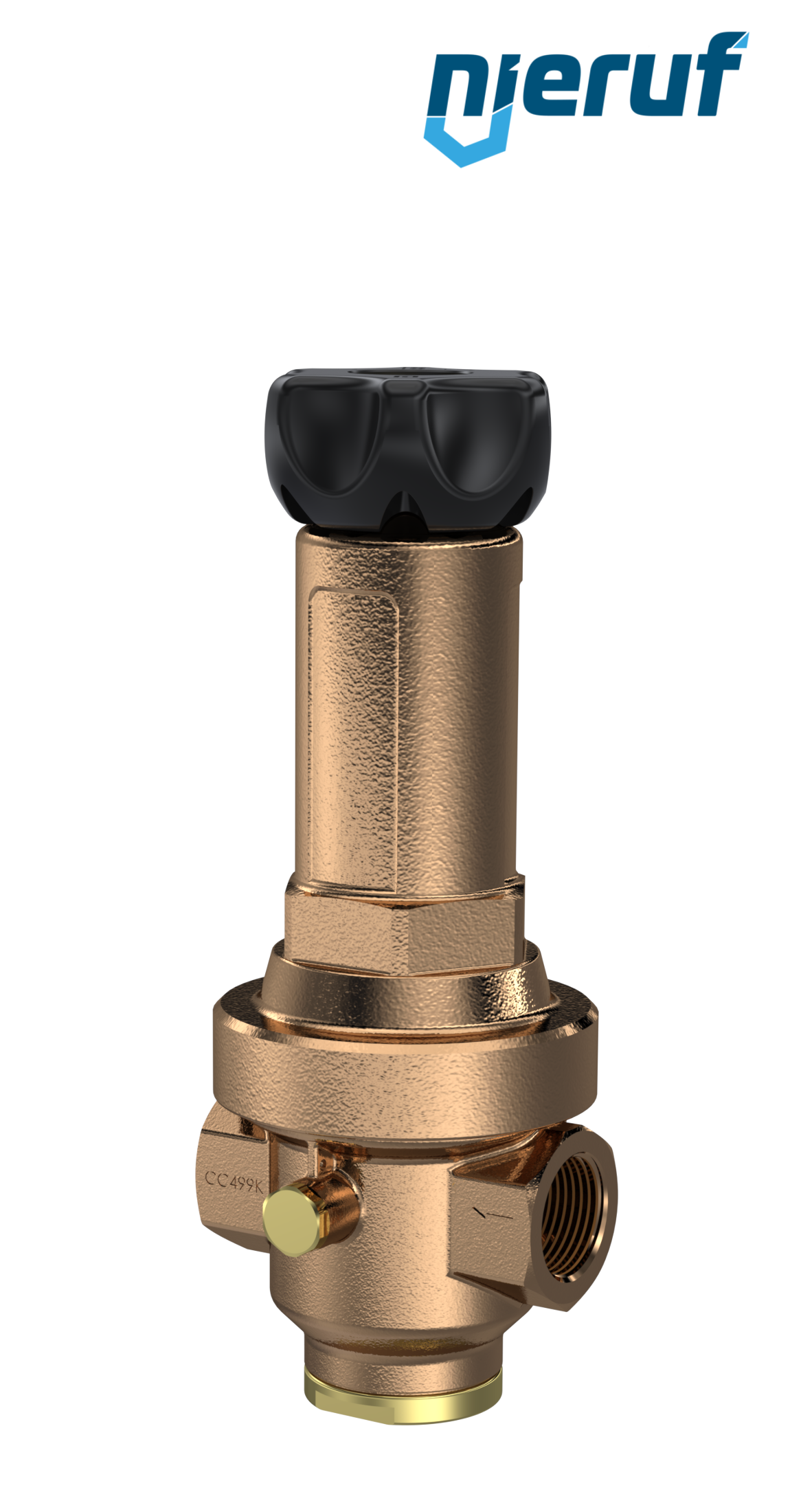 régulateur de pression de précision 1" pouce DM14 bronze FKM 5.0 - 30.0 bar