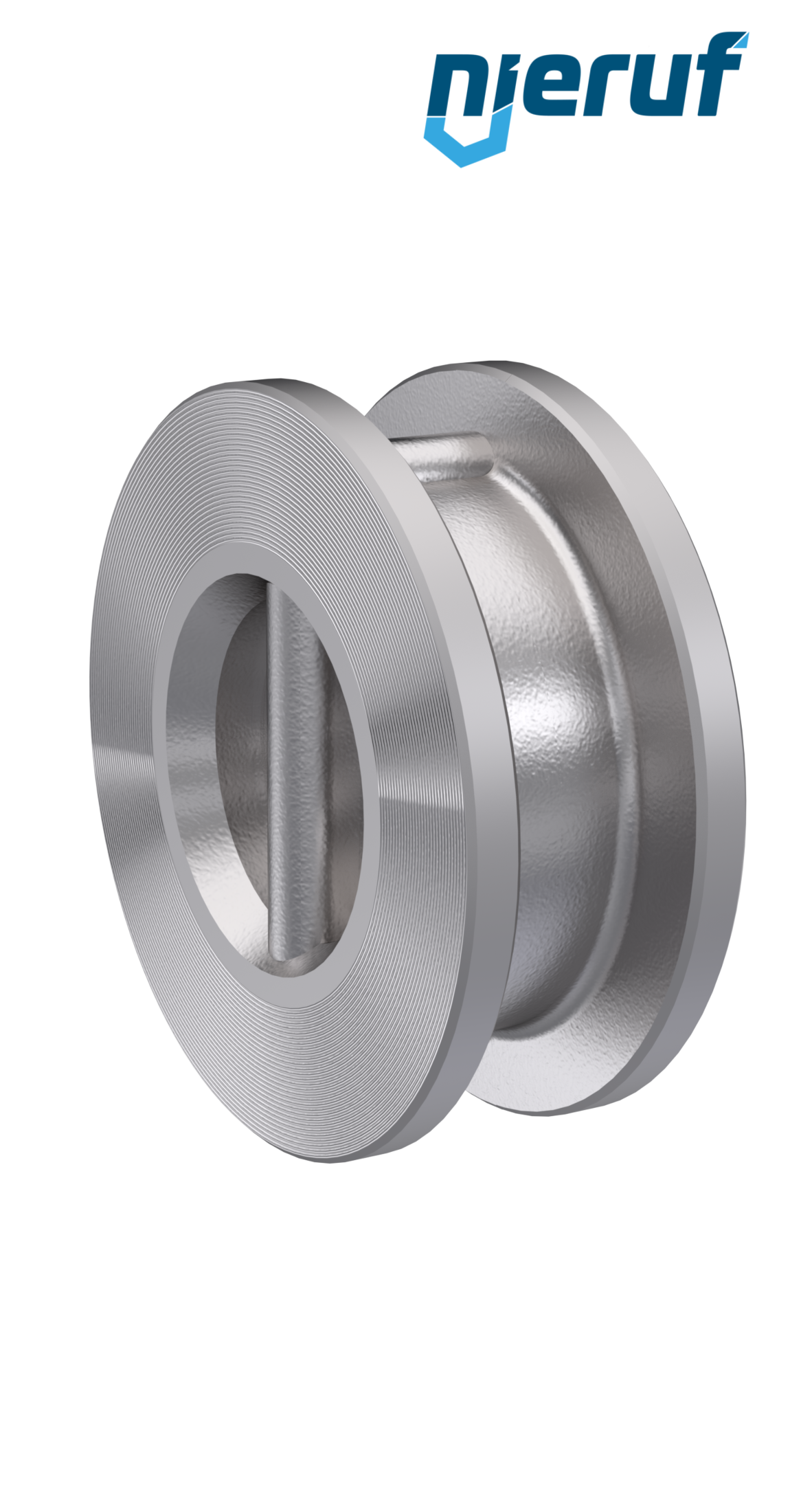 clapet anti-retour à double battant DN300 DR03 acier inoxydable 1.4408 en métal