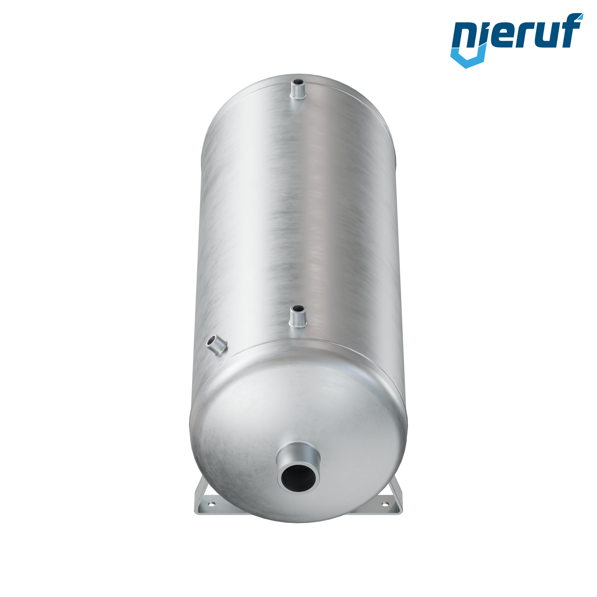 Réservoir sous pression allongé BE01 90 litres, 0-16 bar, acier galvanisé