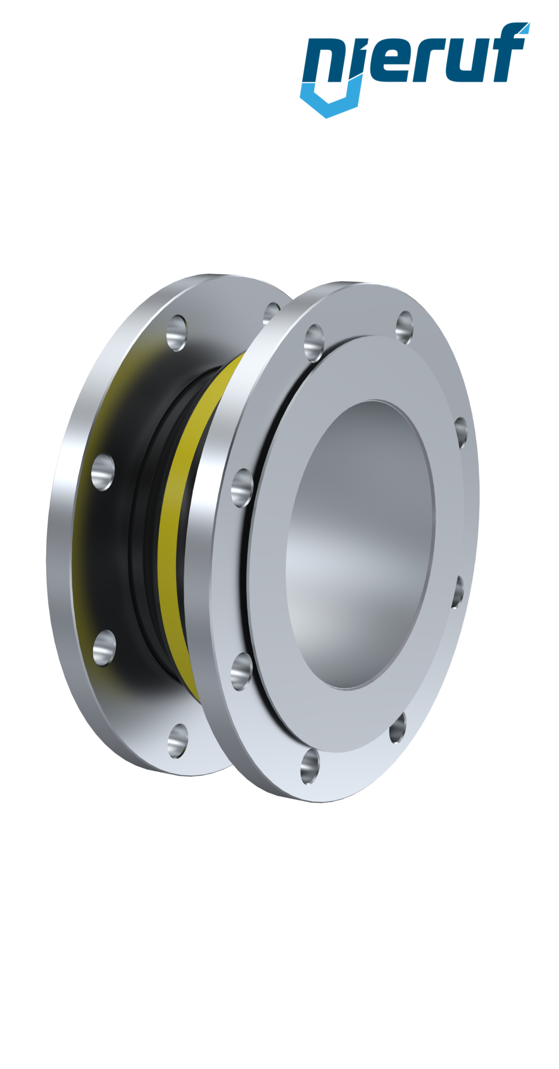 Compensateur déflecteur DN65 modèle KP04 brides en acier NBR