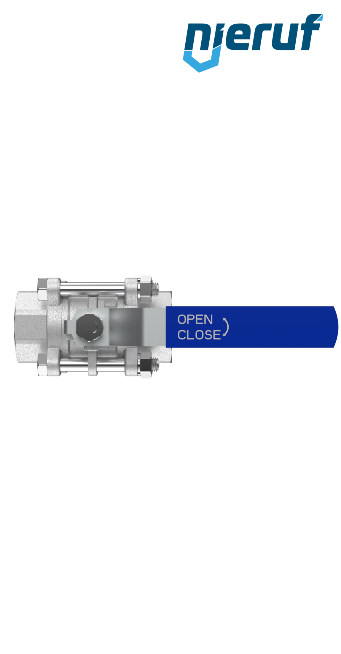 robinet à boisseau sphérique en acier inoxydable DN40 - 1 1/2" pouce GK04 femelle