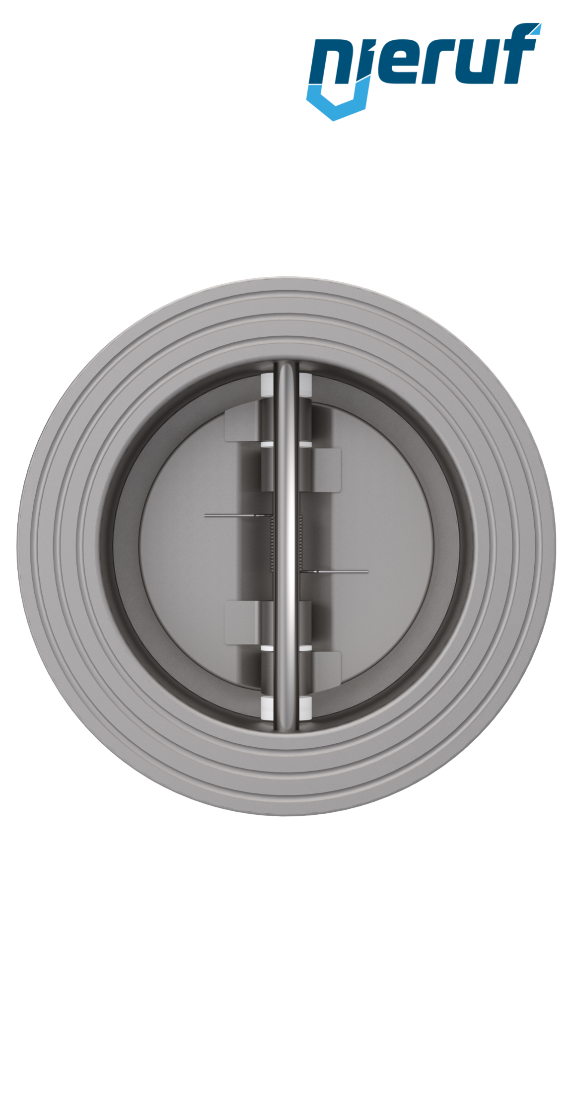 clapet anti-retour à double battant DN80 DR03 acier inoxydable 1.4408 NBR