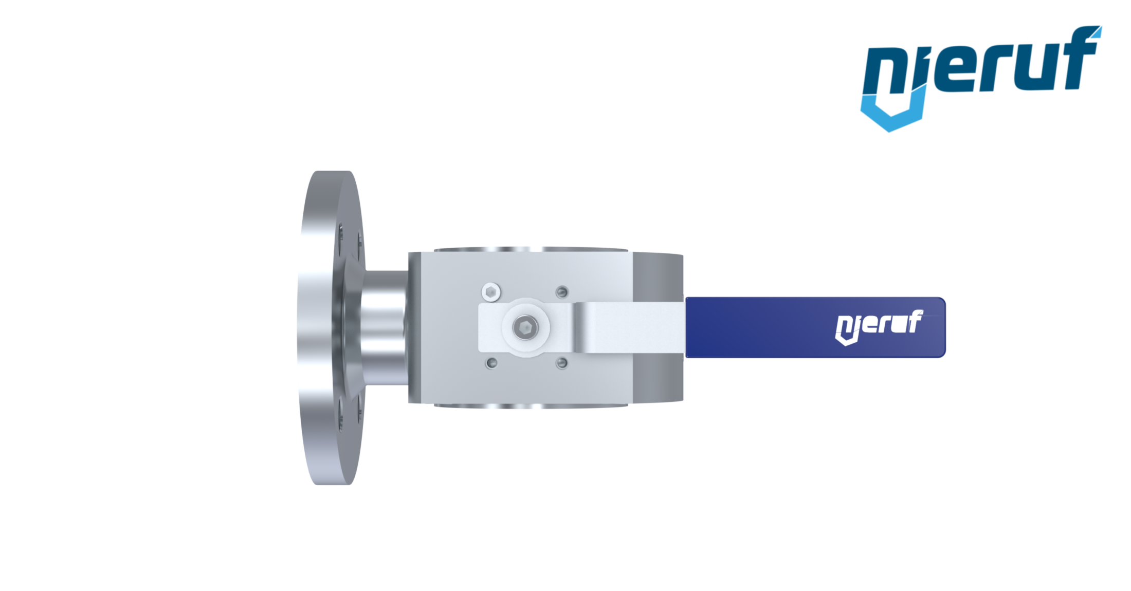 robinet de commutation à boisseau sphérique 3/2 voies DN20 FK07 C22 acier galvanisé 1.040 sphère en acier inoxydable 1.4404