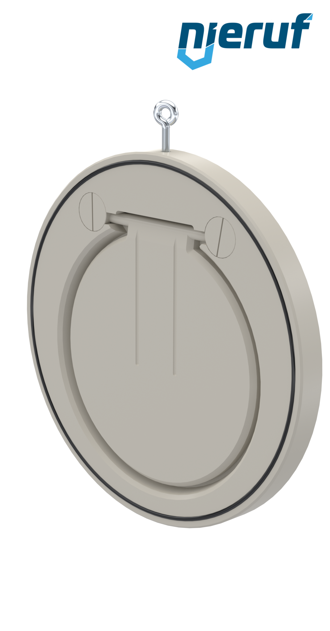 clapet anti-retour entre brides type wafer DN300 ZR06 plastique PP-H EPDM