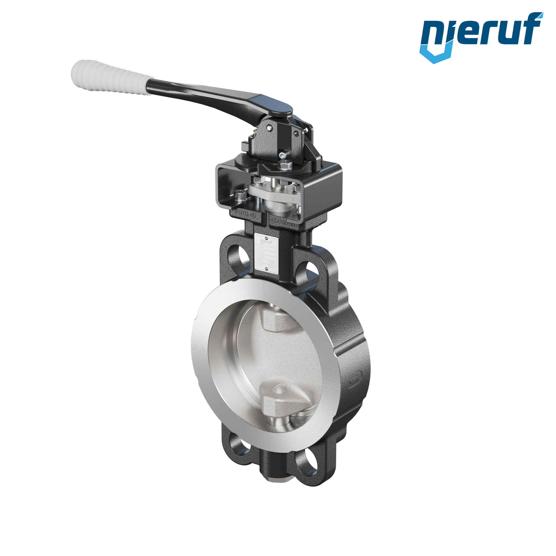 vanne papillon double excentration AK11 DN 125 PN10-40 ANSI150-300 levier manuel