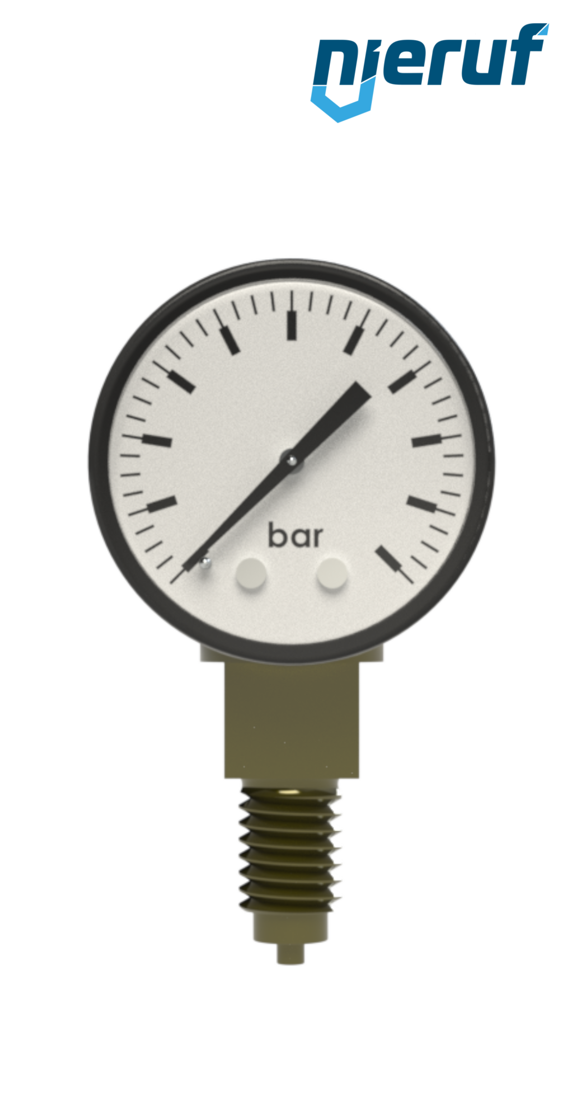 manomètre G 1/4" radial 50 mm acier MM03 0 - 4,0 bar