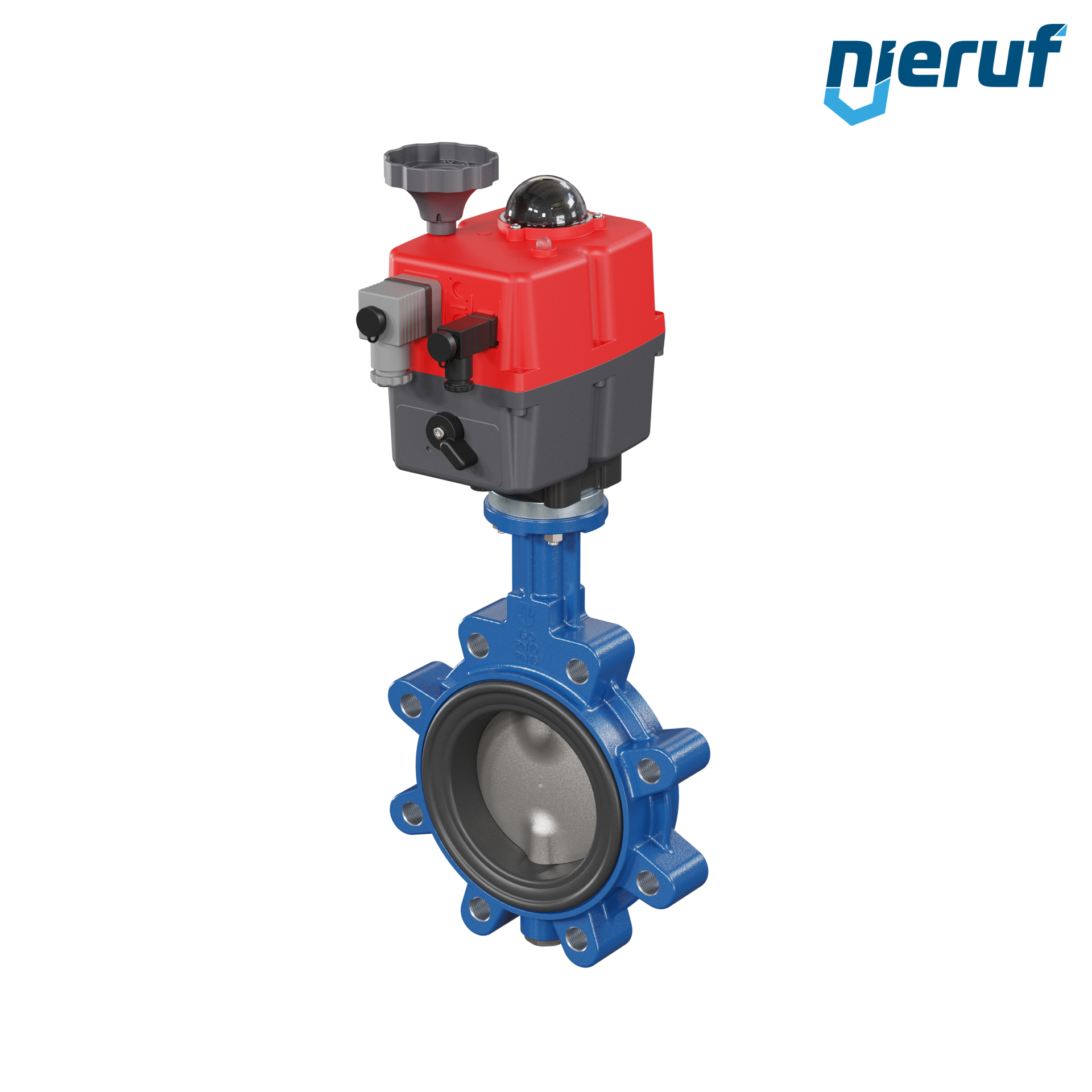 vanne papillon DN 100 avec oreilles taraudées / lug actionneur électronique 24-240V FPM
