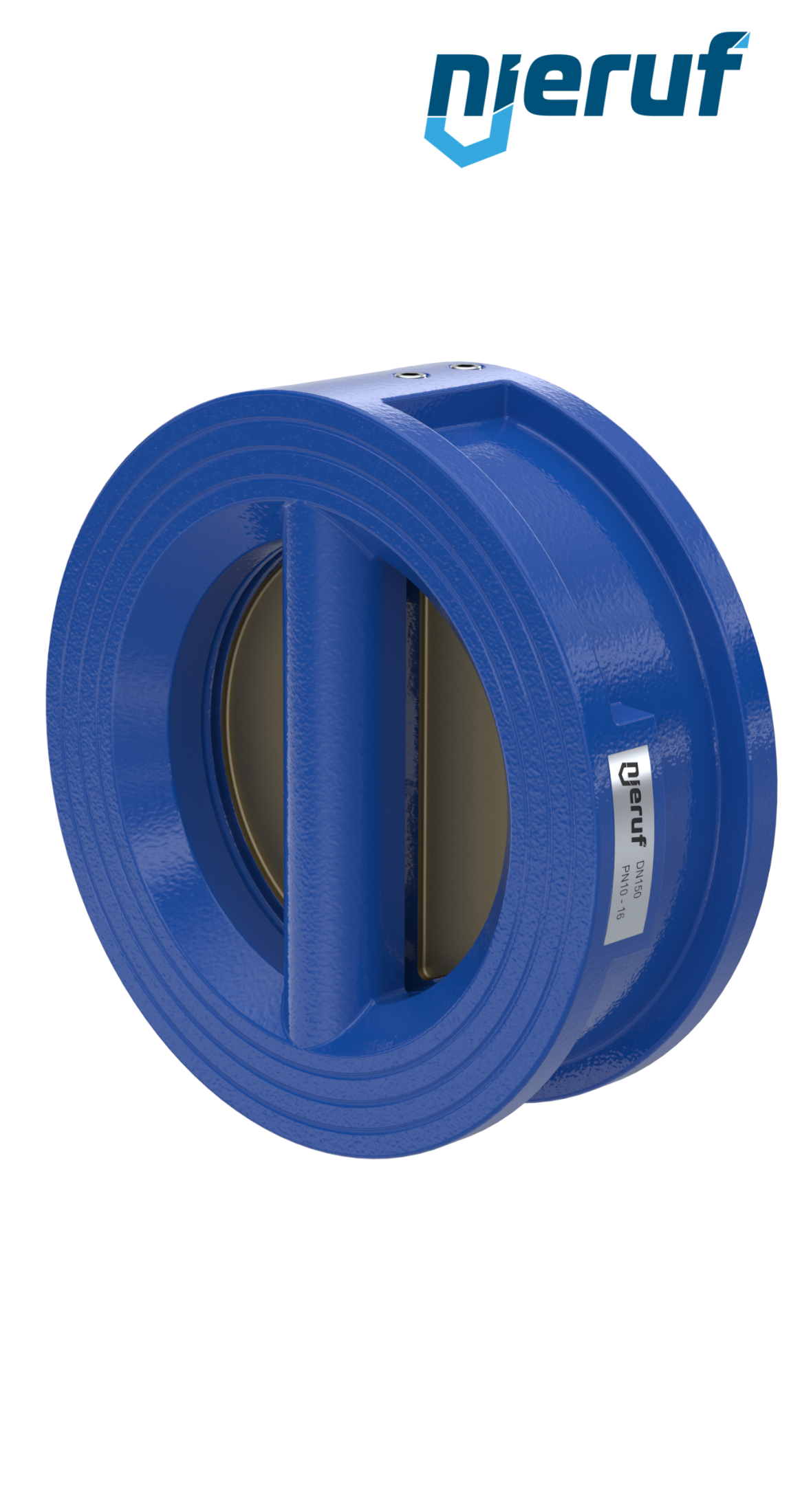 clapet anti-retour à double battant DN150 DR04 GGG40 EPDM