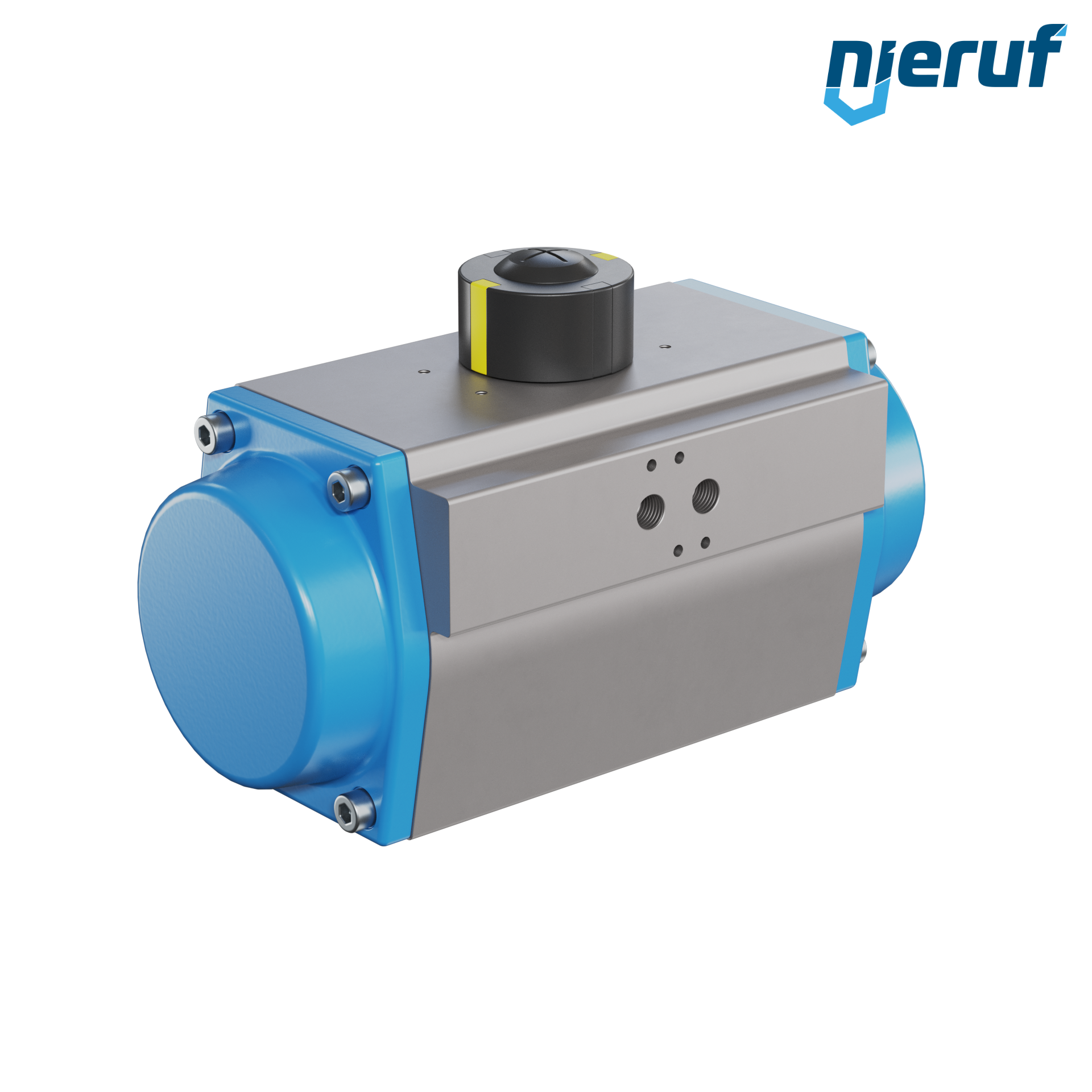 actionneur pneumatique AN02 simple effet, ouverture par ressort GS-105 90° avec 7 ressorts