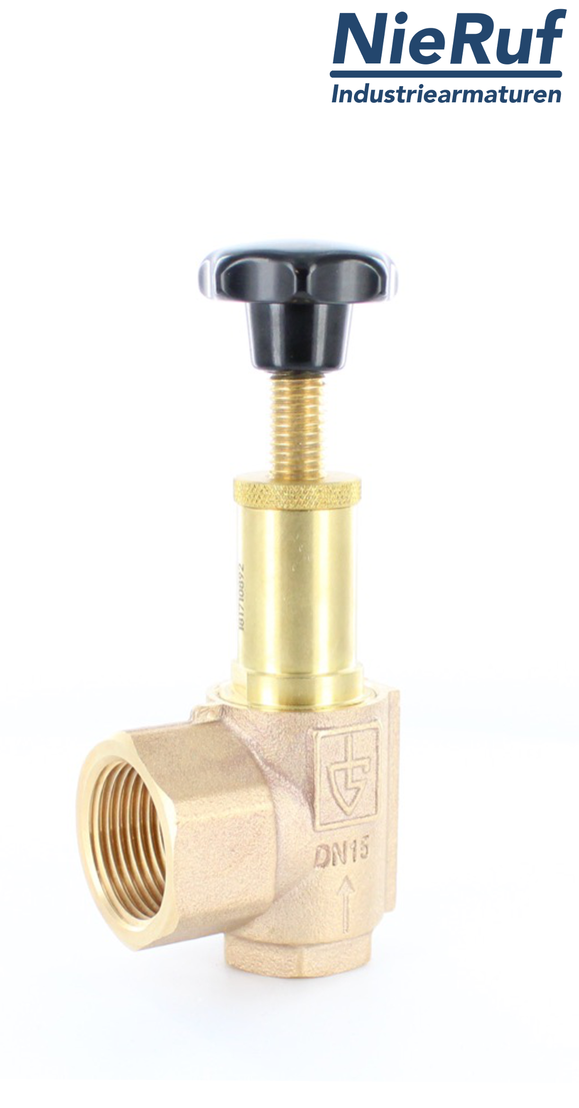 déverseur/soupape de décharge en équerre 3/4" pouce mâle UV14 bronze Rg5 C 1,0 - 1,6 bar