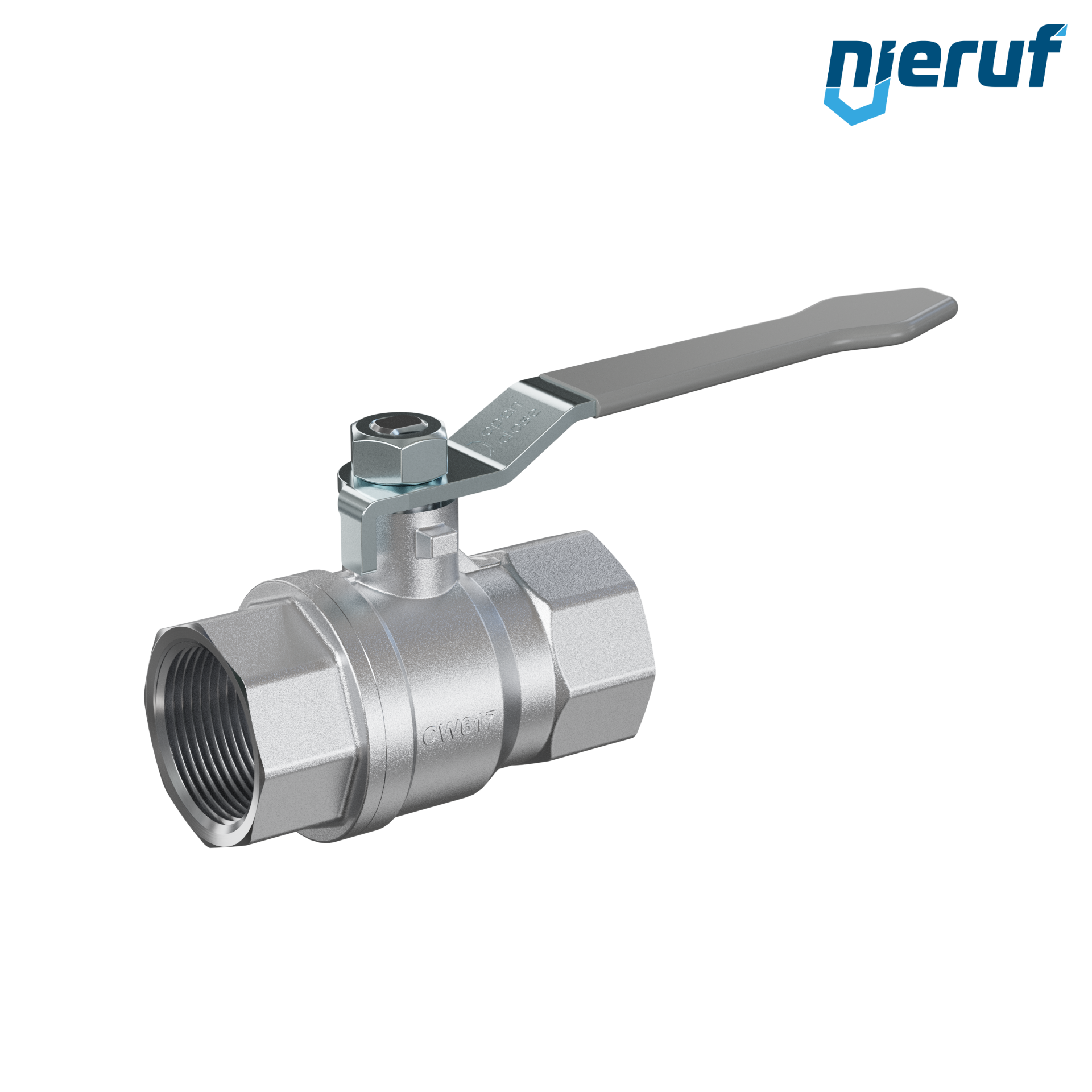 robinet à boisseau sphérique en laiton DN25 - 1" pouce GK02 gaz et eau potable DVGW