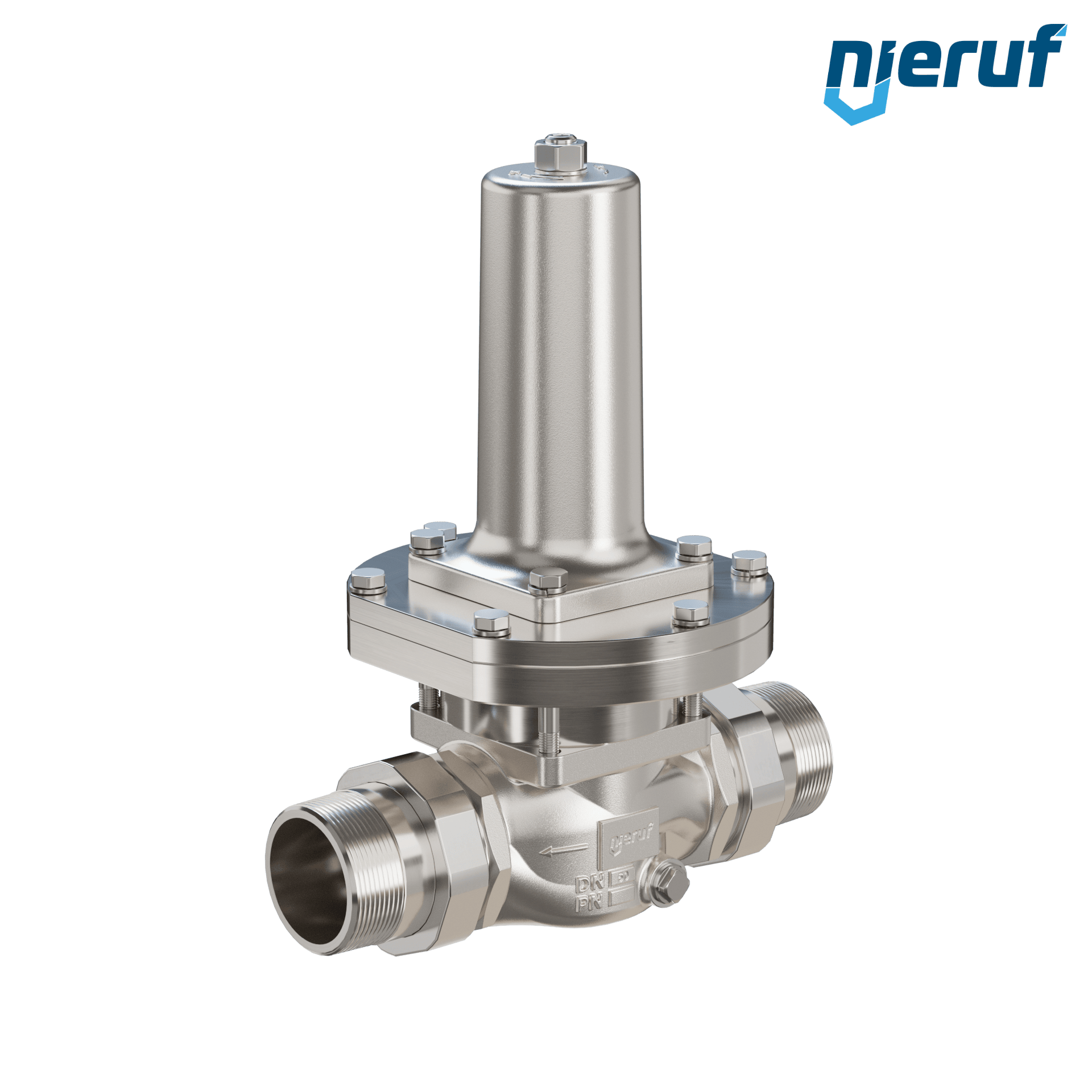 réducteur de pression - basse pression mâle 2" pouce DM19 acier inoxydable EPDM FDA 0.2 - 2.0 bar