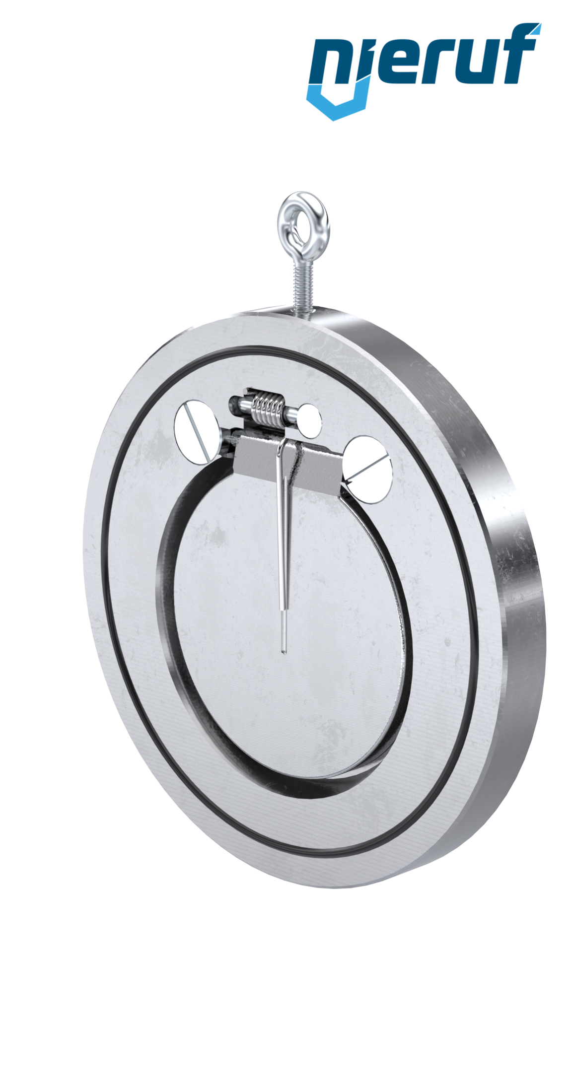 clapet anti-retour entre brides type wafer avec ressort DN125 ZR04 acier inoxydable 1.4408 NBR