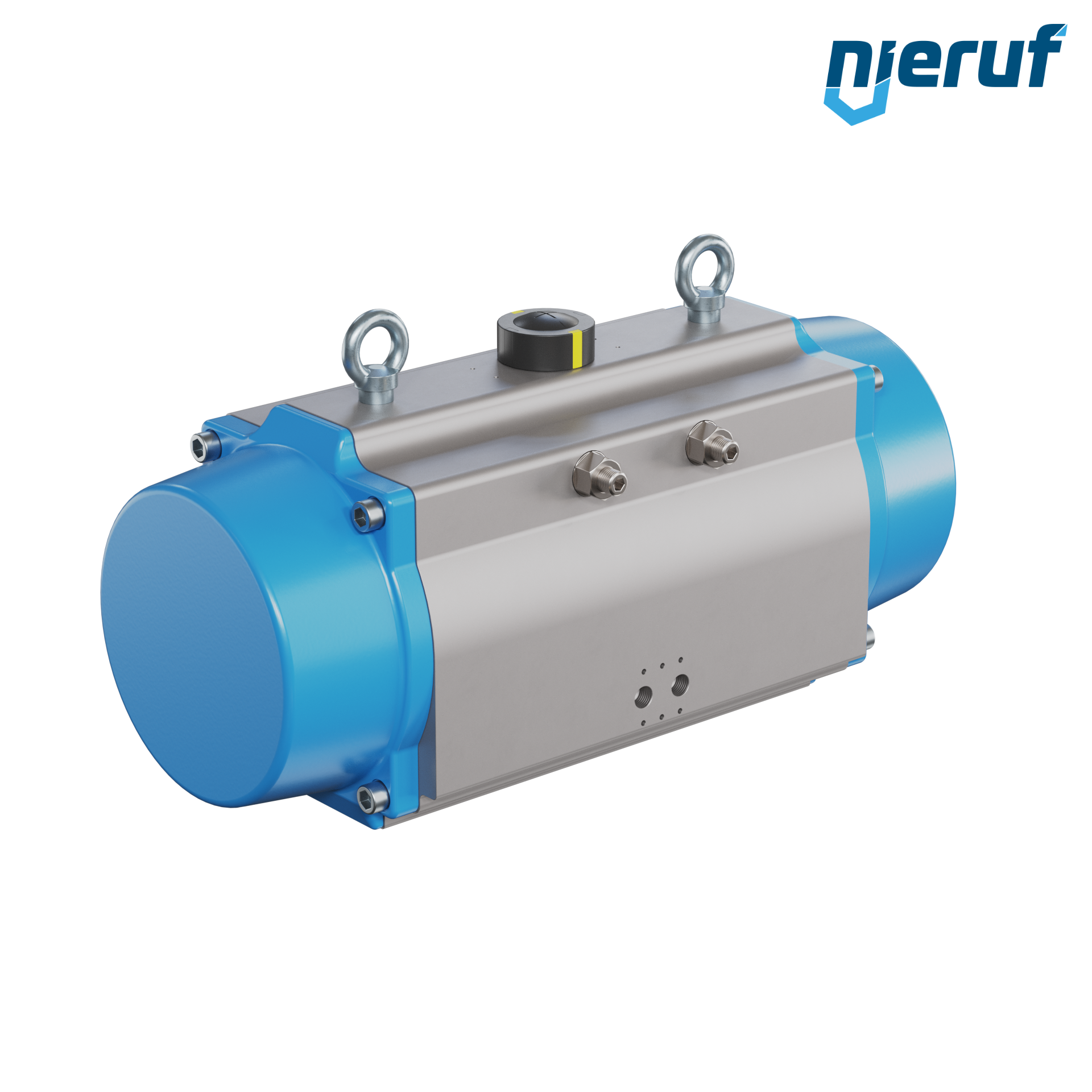 actionneur pneumatique AN02 simple effet, fermeture par ressort GS-270 90° avec 8 ressorts