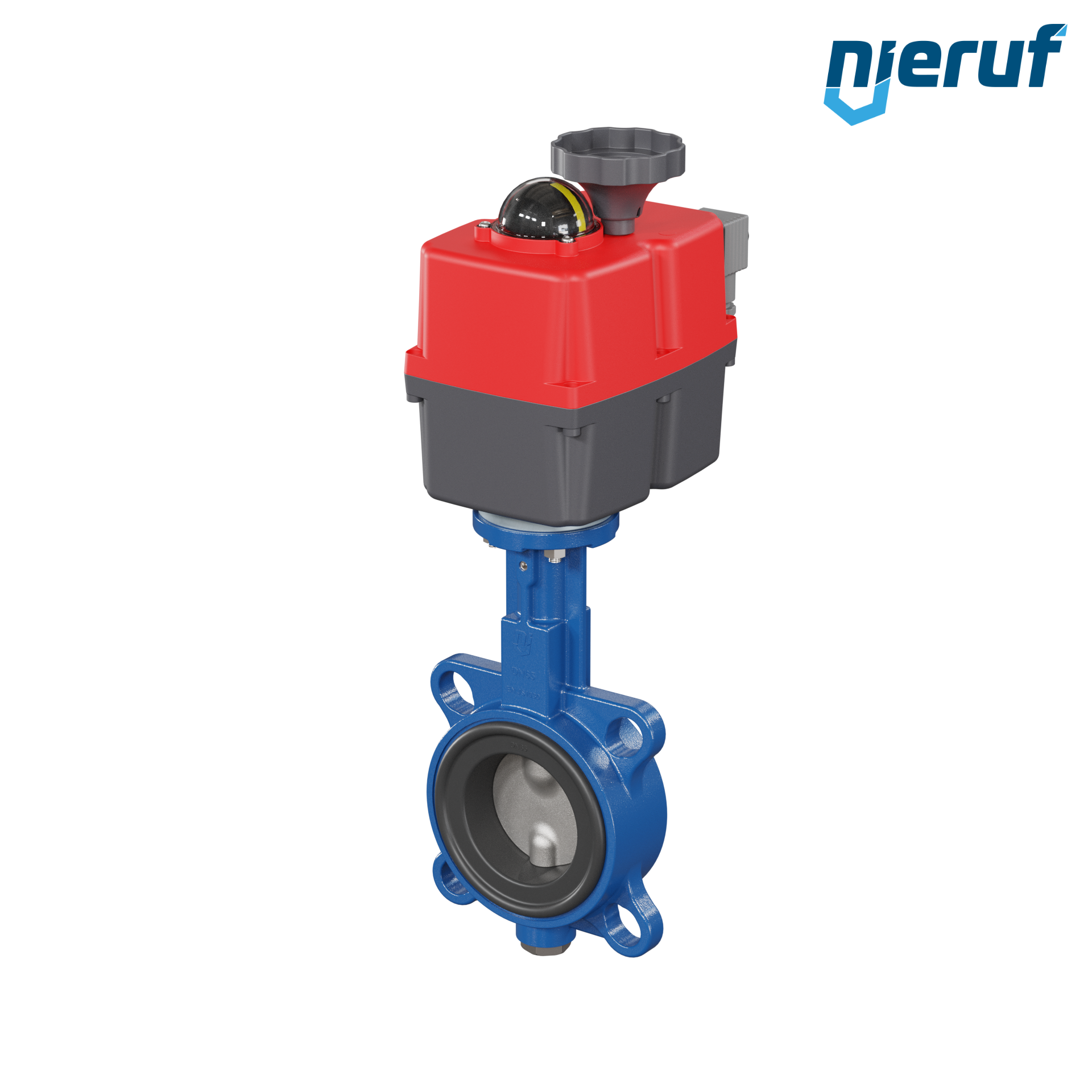 vanne papillon DN 65 avec oreilles centrées / wafer actionneur électronique 24-240V DVGW-eau potable