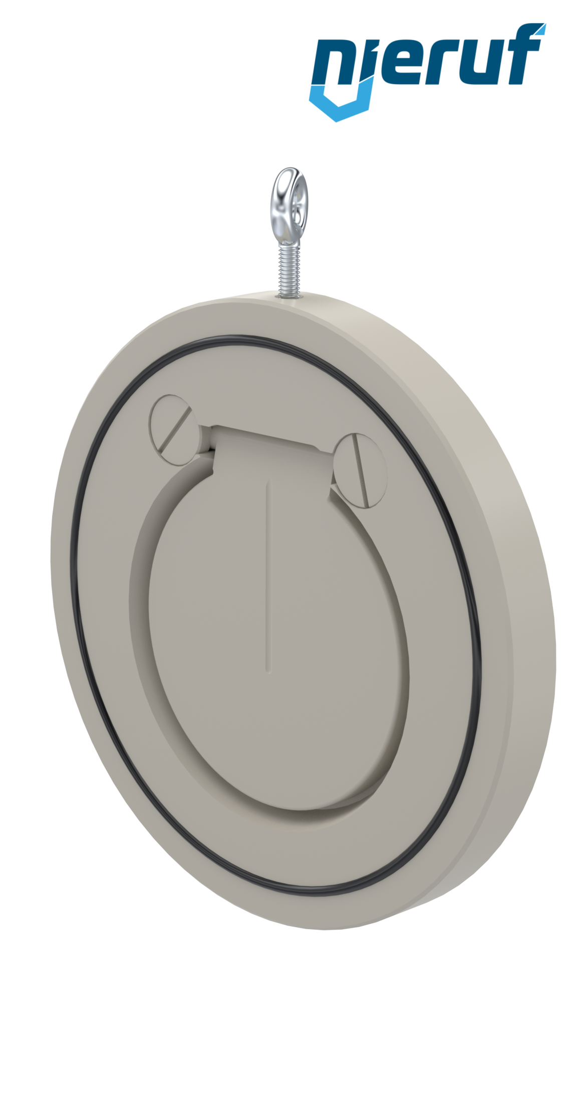 clapet anti-retour entre brides type wafer DN100 ZR06 plastique PP-H FKM (Viton)