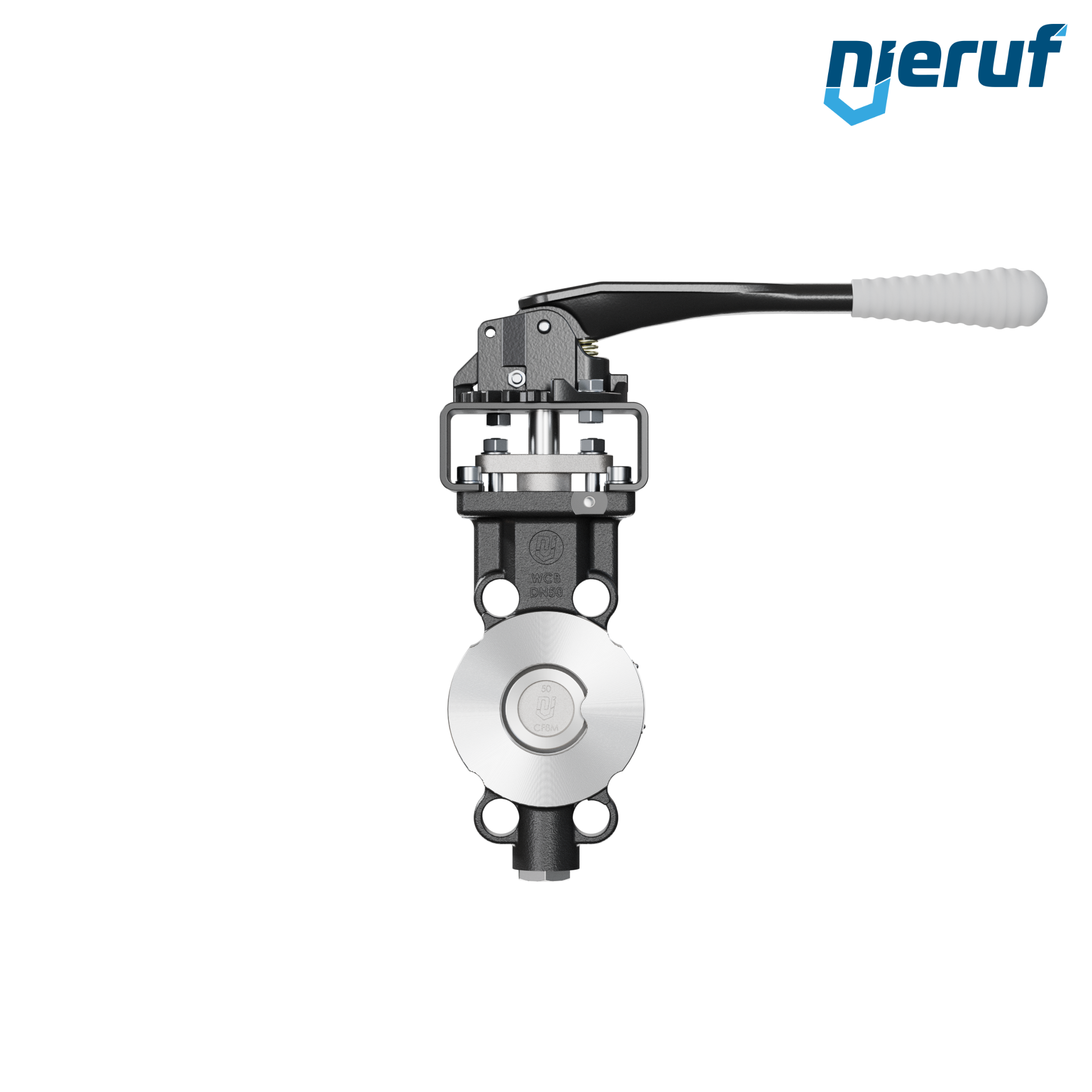 vanne papillon double excentration AK11 DN 50 PN10-40 ANSI150-300 levier manuel