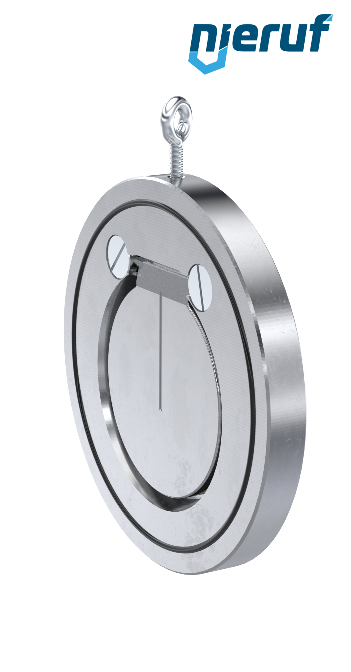 clapet anti-retour entre brides type wafer DN100 ZR01 ANSI 150 acier 1.0460 (galvanisé) EPDM