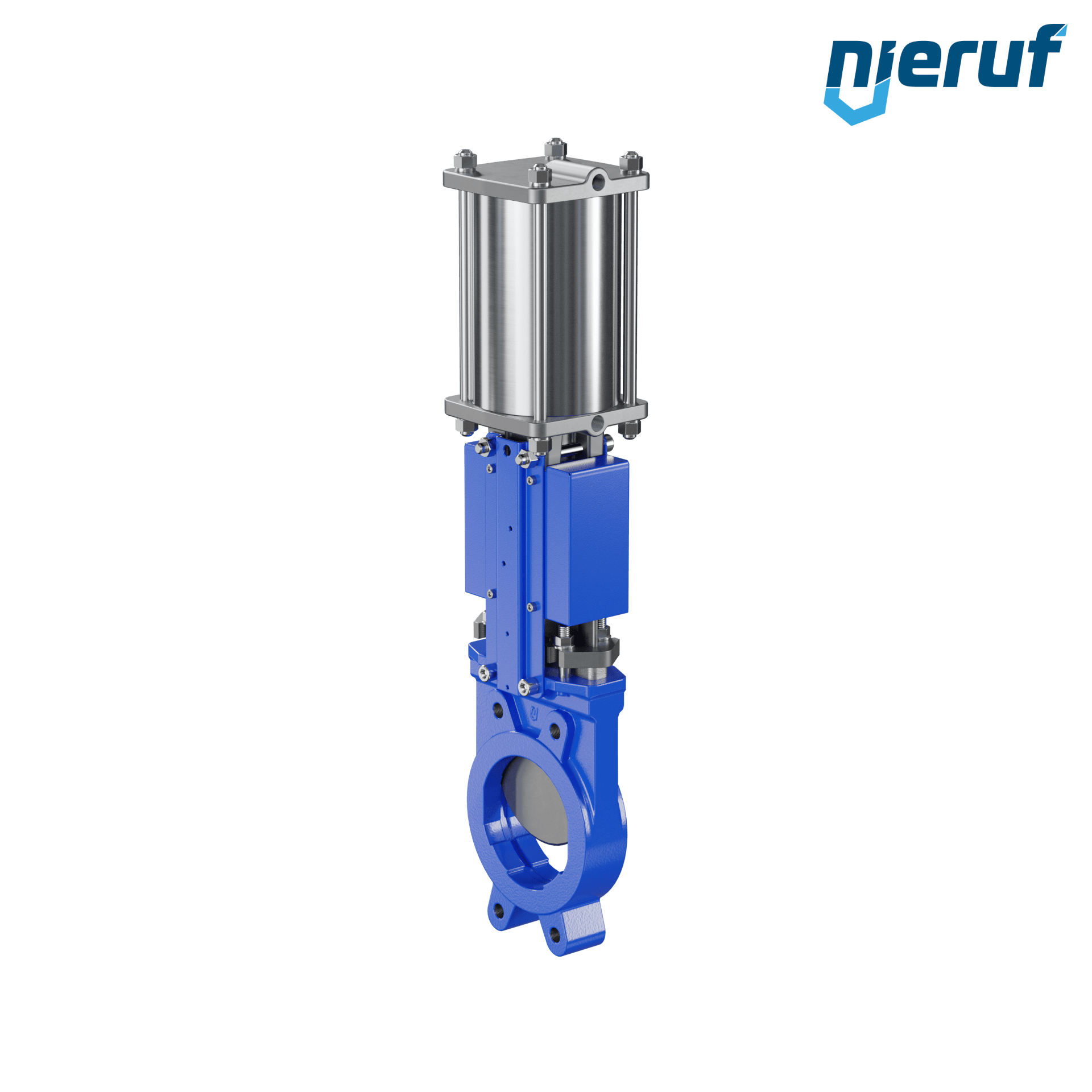 vanne à guillotine DN 125 SR01 EPDM actionneur pneumatique à double effet