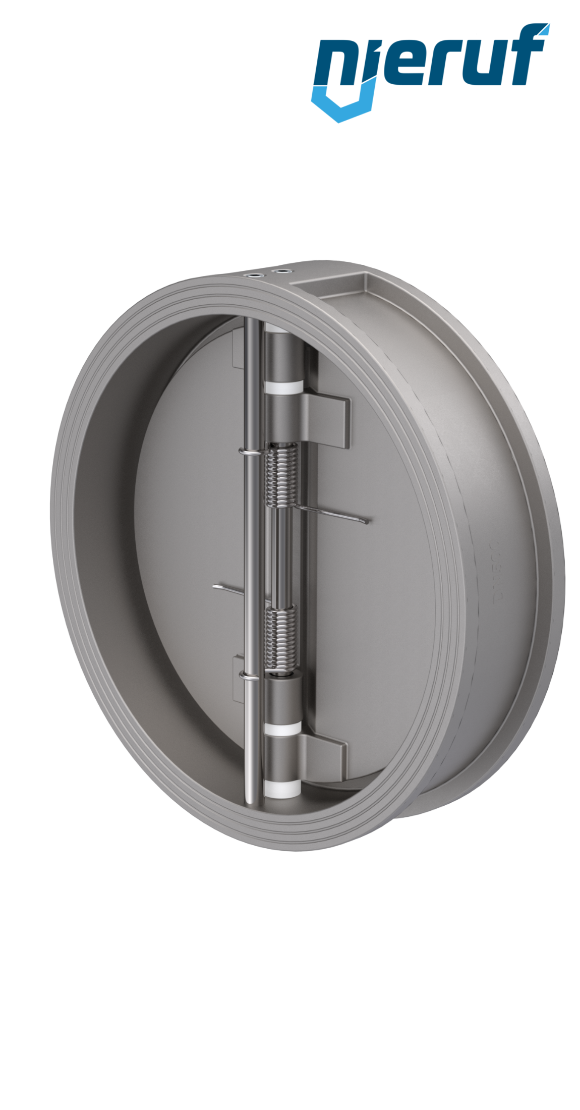 clapet anti-retour à double battant DN500 DR03 acier inoxydable 1.4408 EPDM