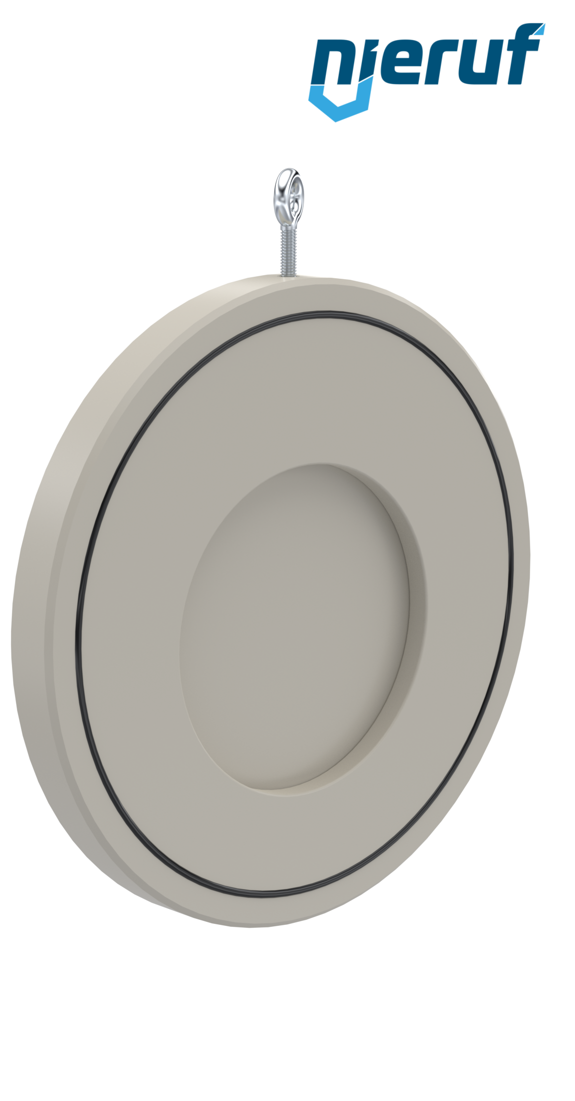 clapet anti-retour entre brides type wafer avec ressort DN150 ZR08 plastique PP-H FKM (Viton)
