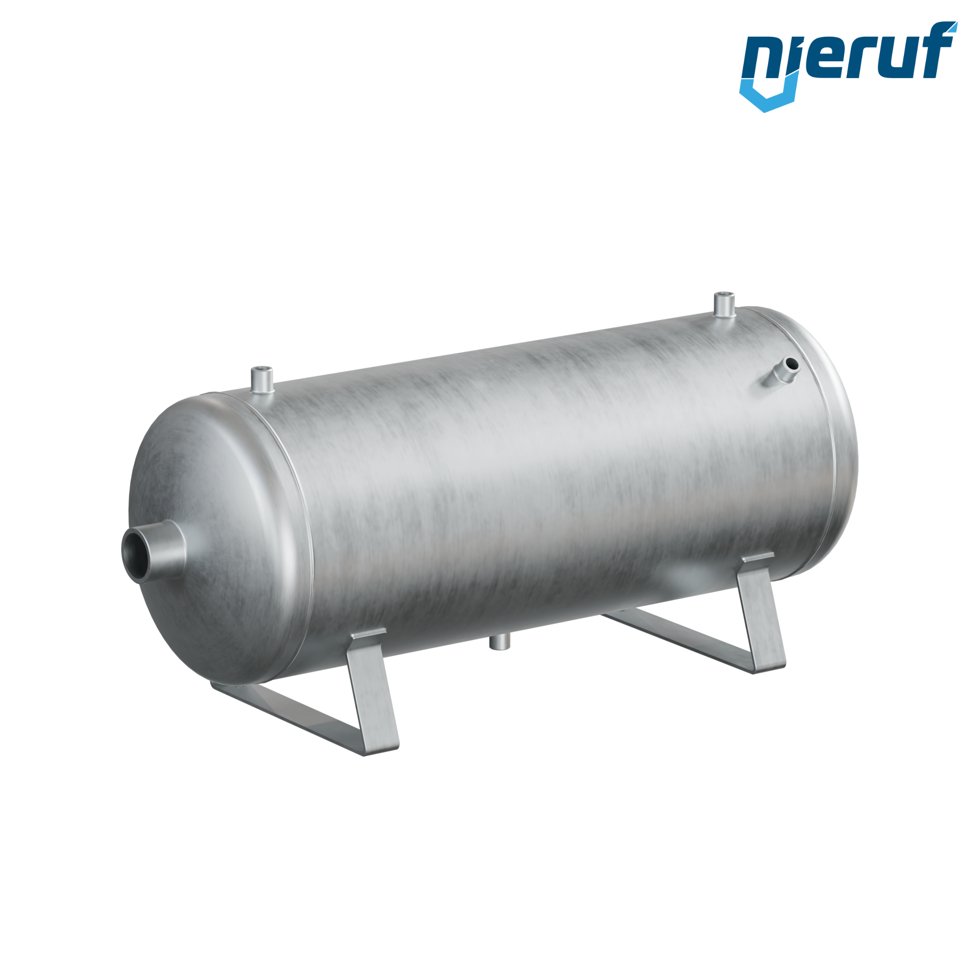 Réservoir sous pression allongé BE01 90 litres, 0-11 bar, acier galvanisé