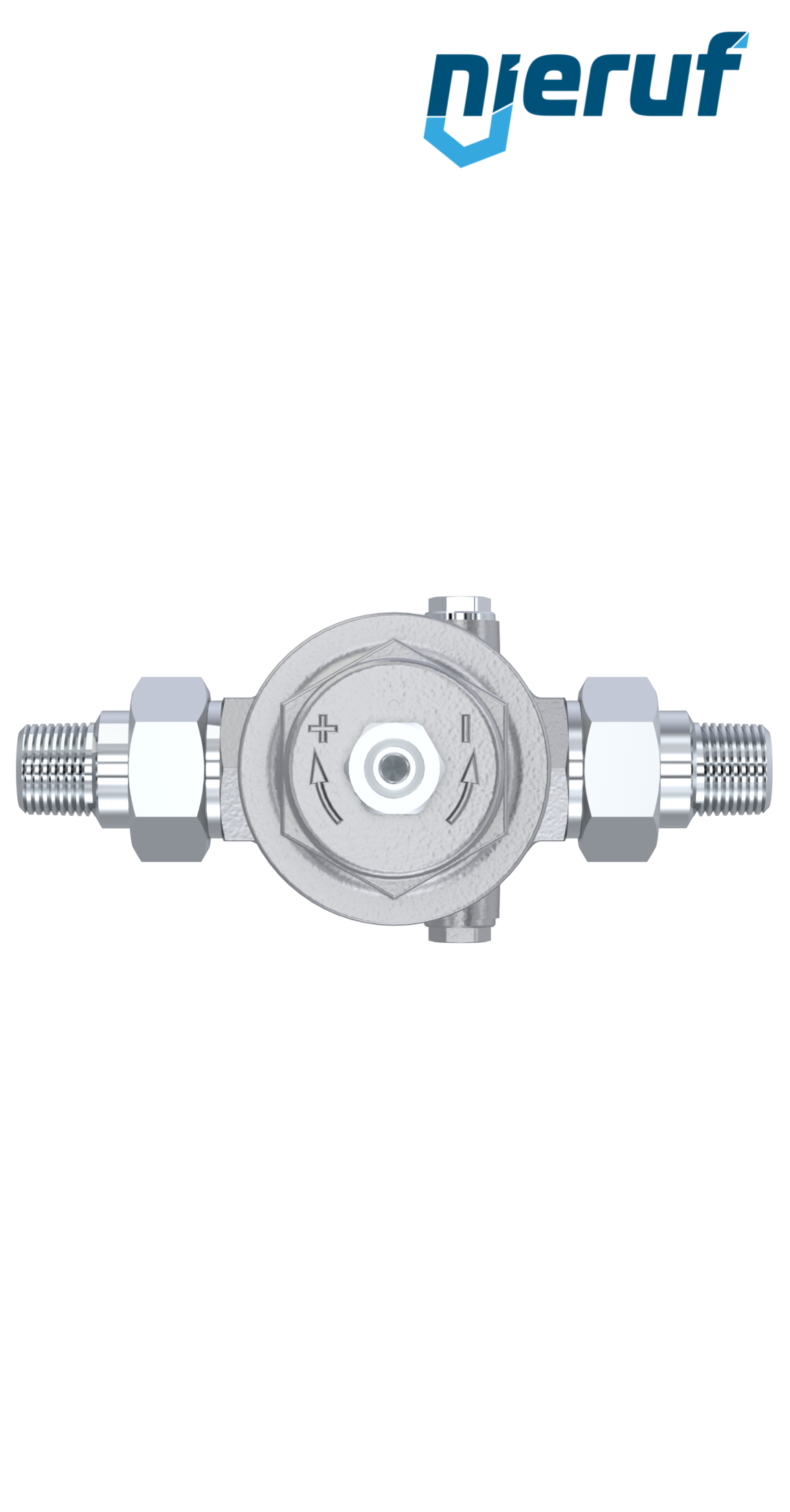 réducteur de pression - basse pression mâle 3/4" pouce DM12 acier inoxydable FPM 0.2 - 2.0 bar