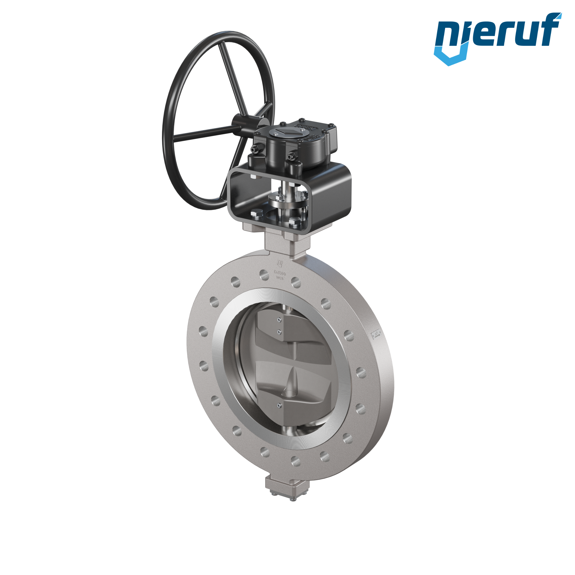vanne papillon triple excentration inox AK14 DN 300 PN25 engrenage