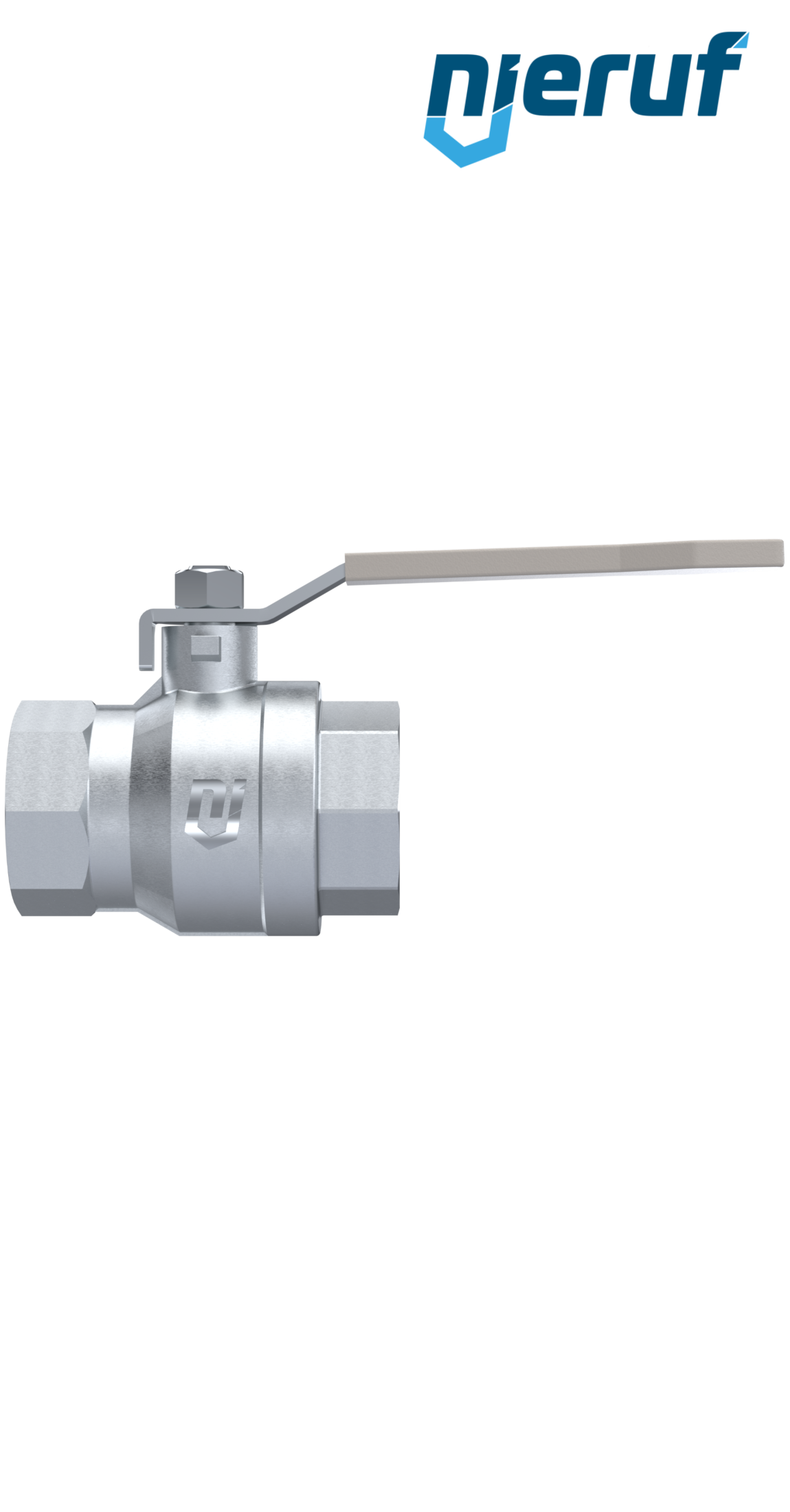 robinet à boisseau sphérique en laiton DN15 - 1/2" pouce GK02 gaz et eau potable DVGW