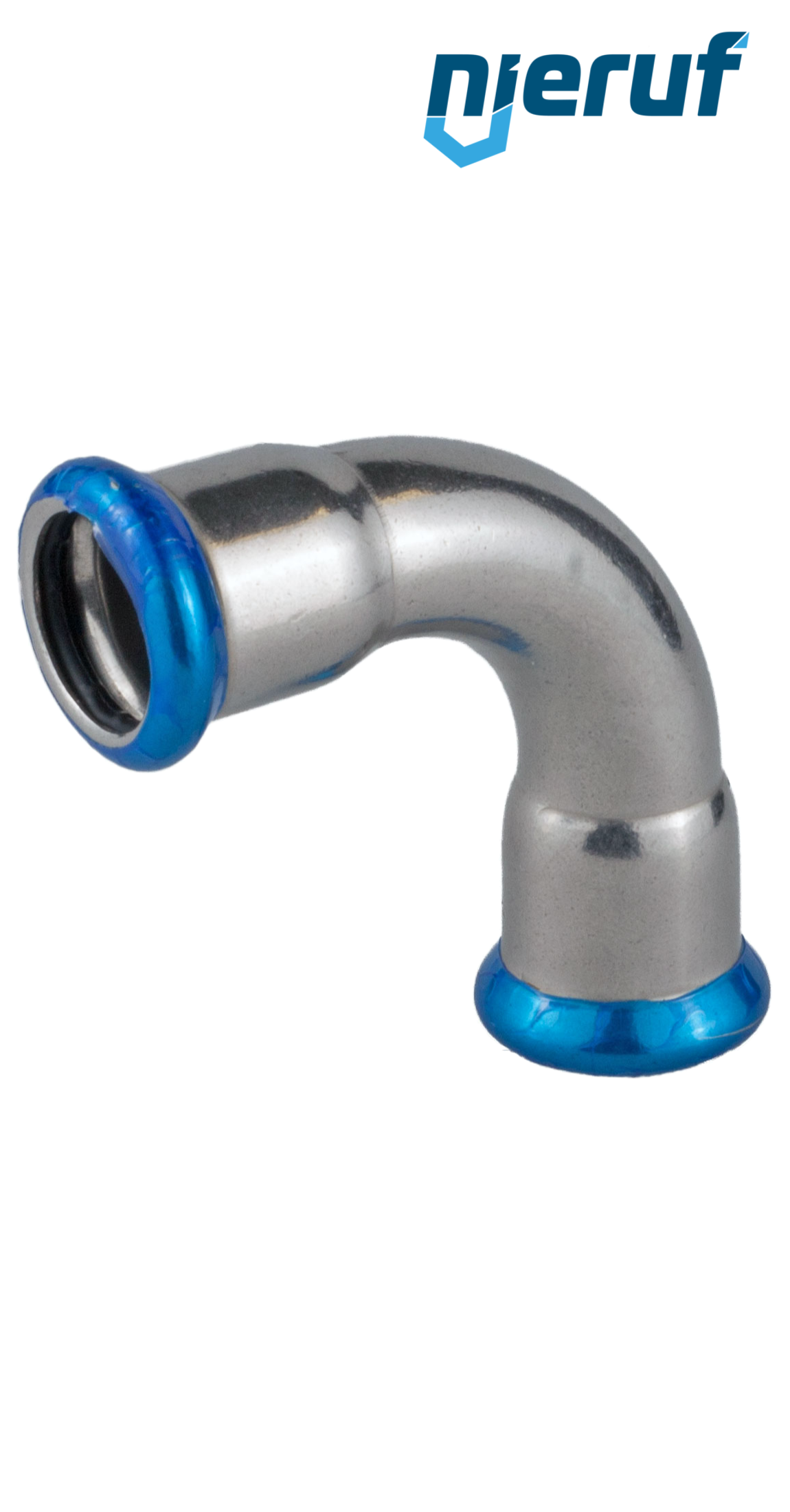 raccord coudé à sertir 90° F x F DN100 - 108,0 mm acier inoxydable