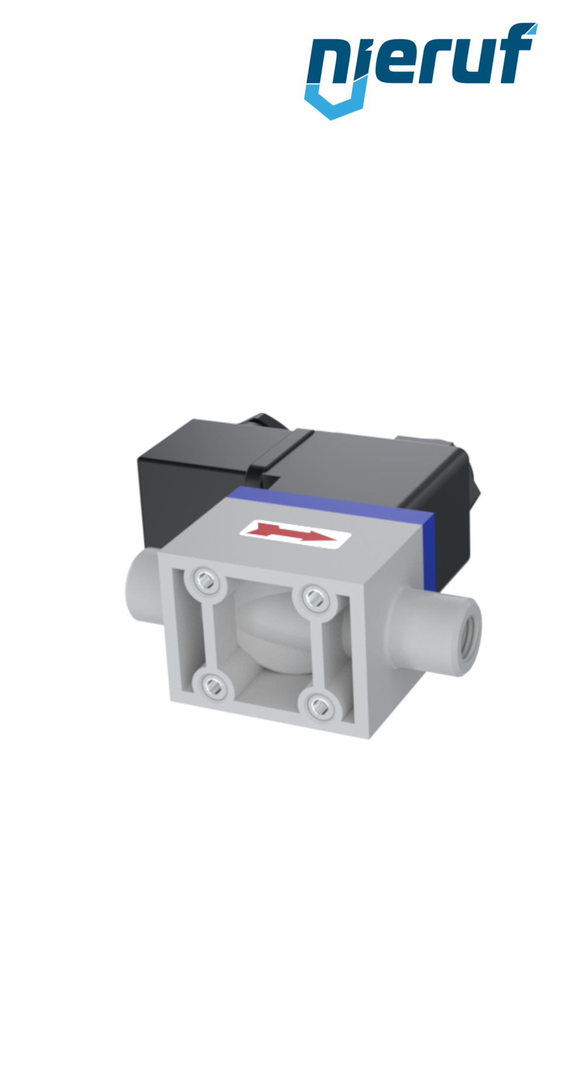 électrovanne en PVDF DN6,0 KV02 FKM 230V 50Hz