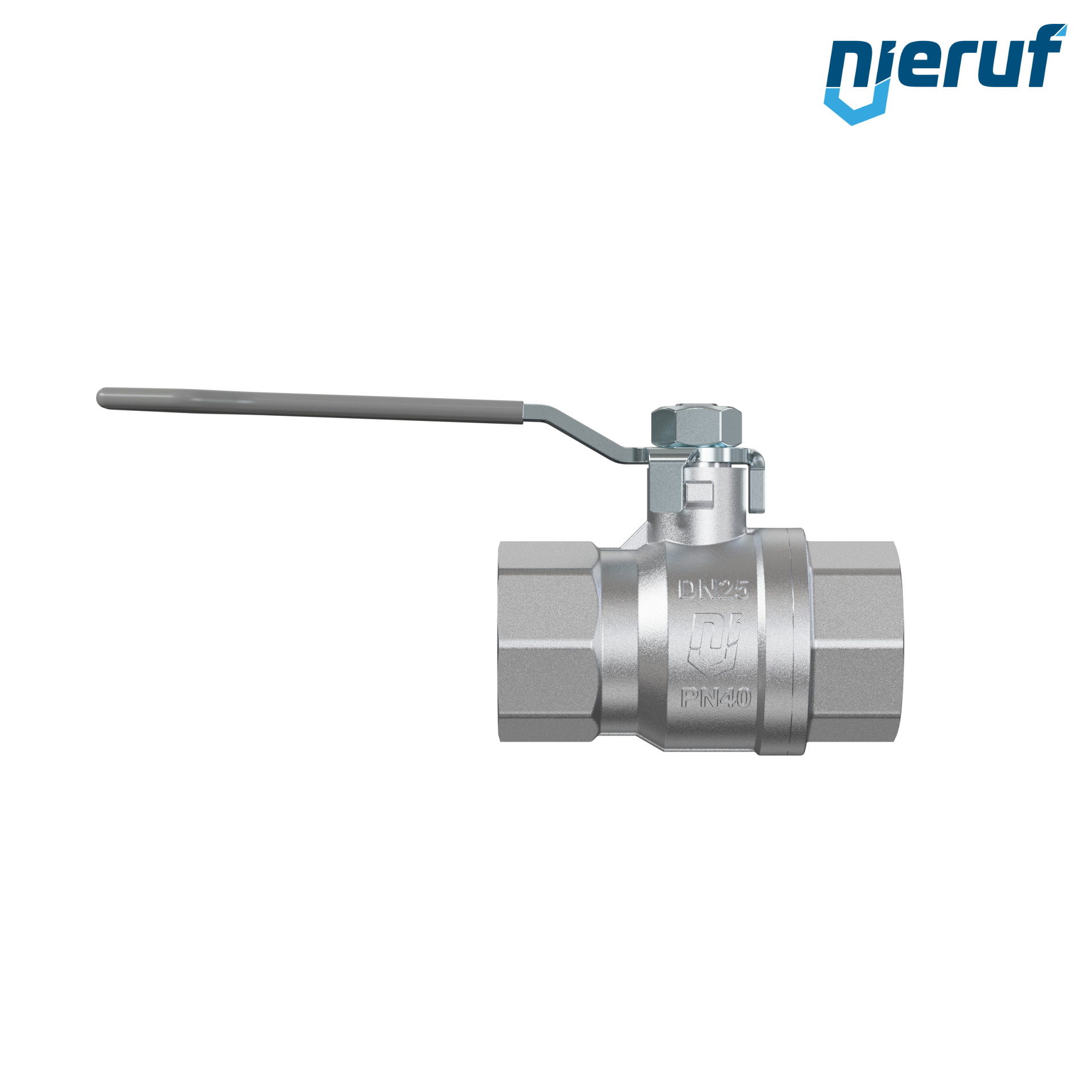 robinet à boisseau sphérique en laiton DN25 - 1" pouce GK02 gaz et eau potable DVGW