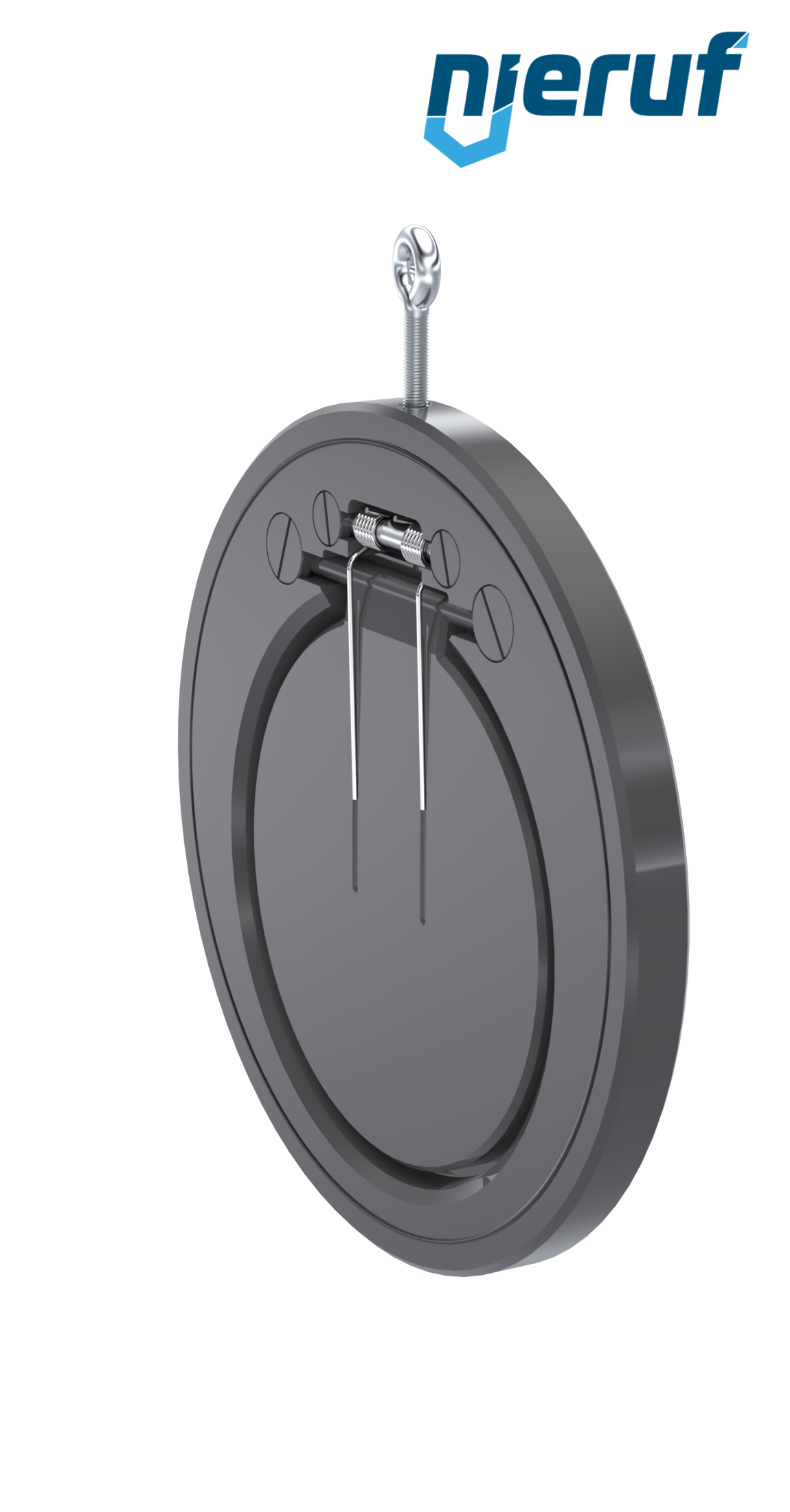 clapet anti-retour entre brides type wafer avec ressort DN200 ZR07 plastique PVC-U NBR