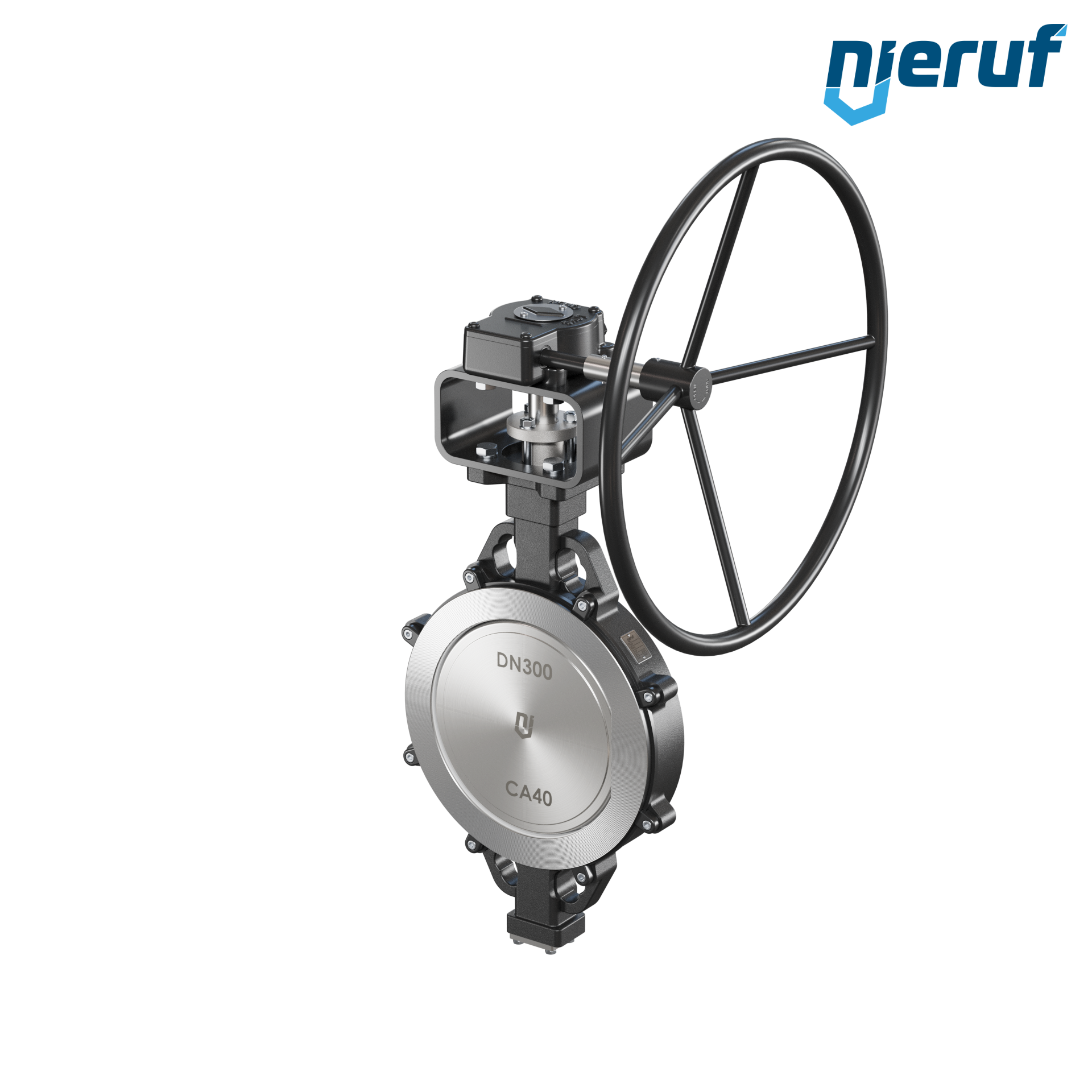 vanne papillon double excentration AK11 DN 300 PN10-40 ANSI150-300 engrenage
