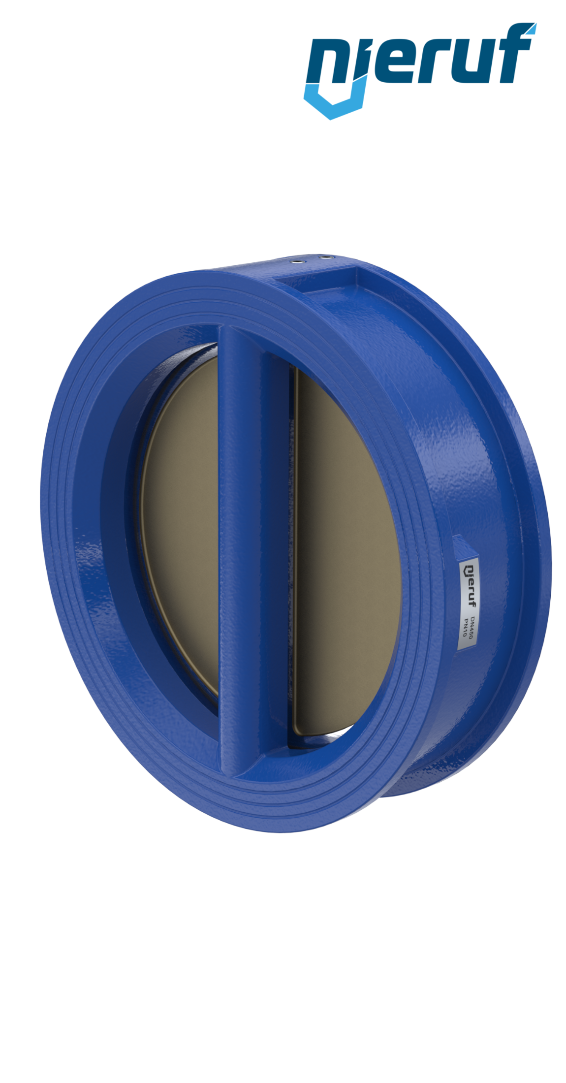 clapet anti-retour à double battant DN450 DR04 GGG40 NBR