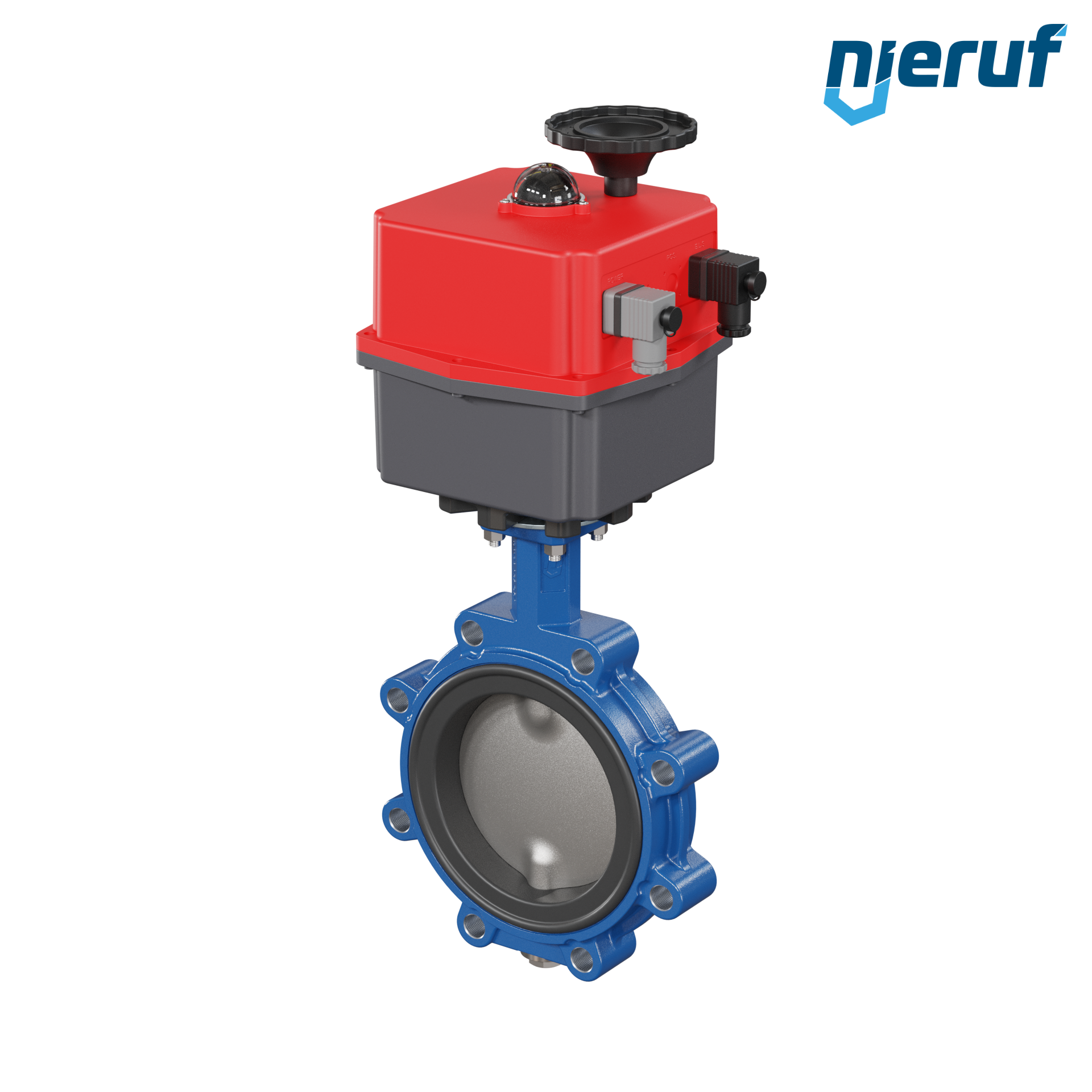 vanne papillon DN 150 avec oreilles taraudées / lug actionneur électronique 24-240V FDA