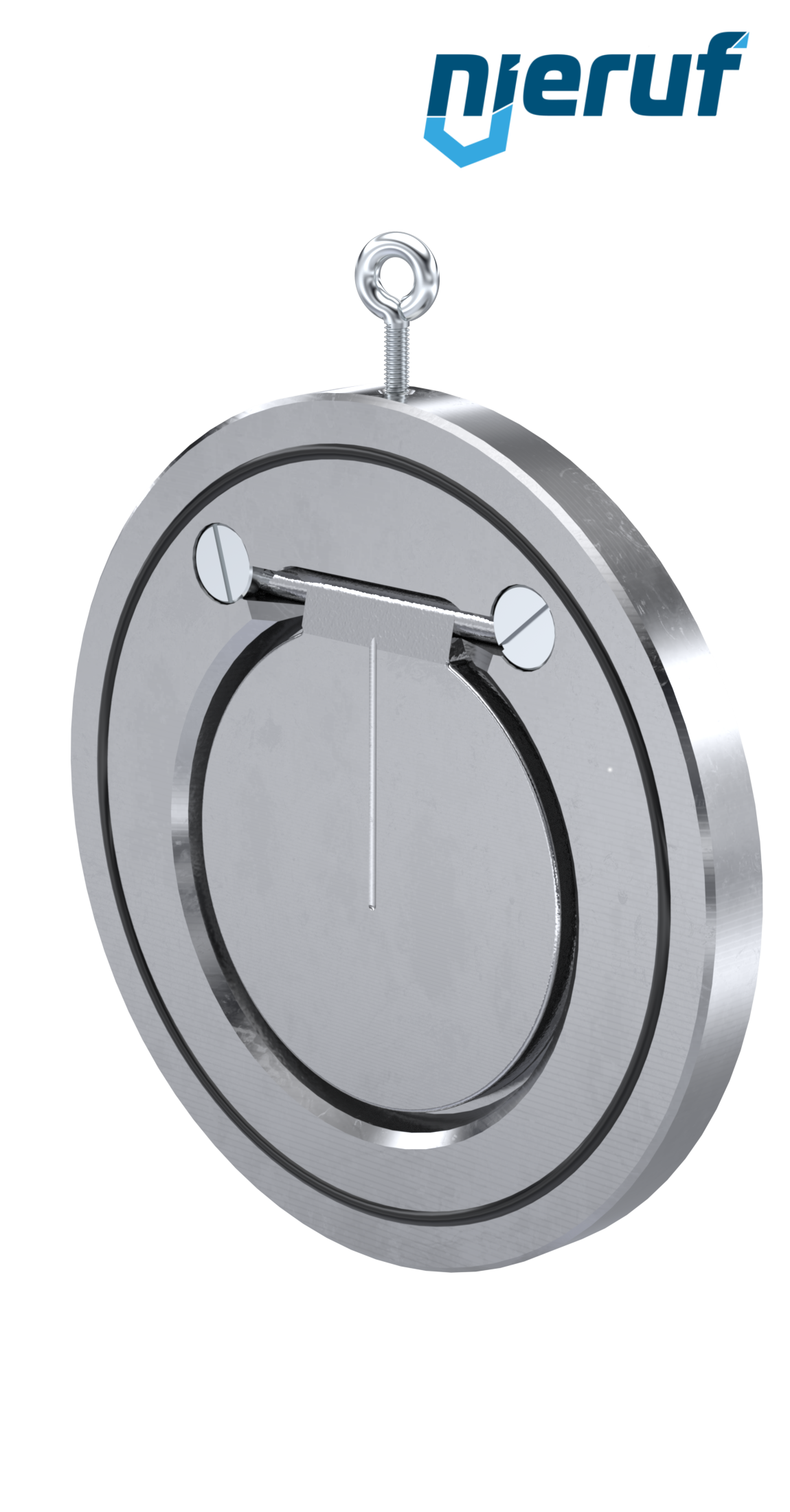 clapet anti-retour entre brides type wafer DN125 ZR02 acier inoxydable 1.4408 NBR