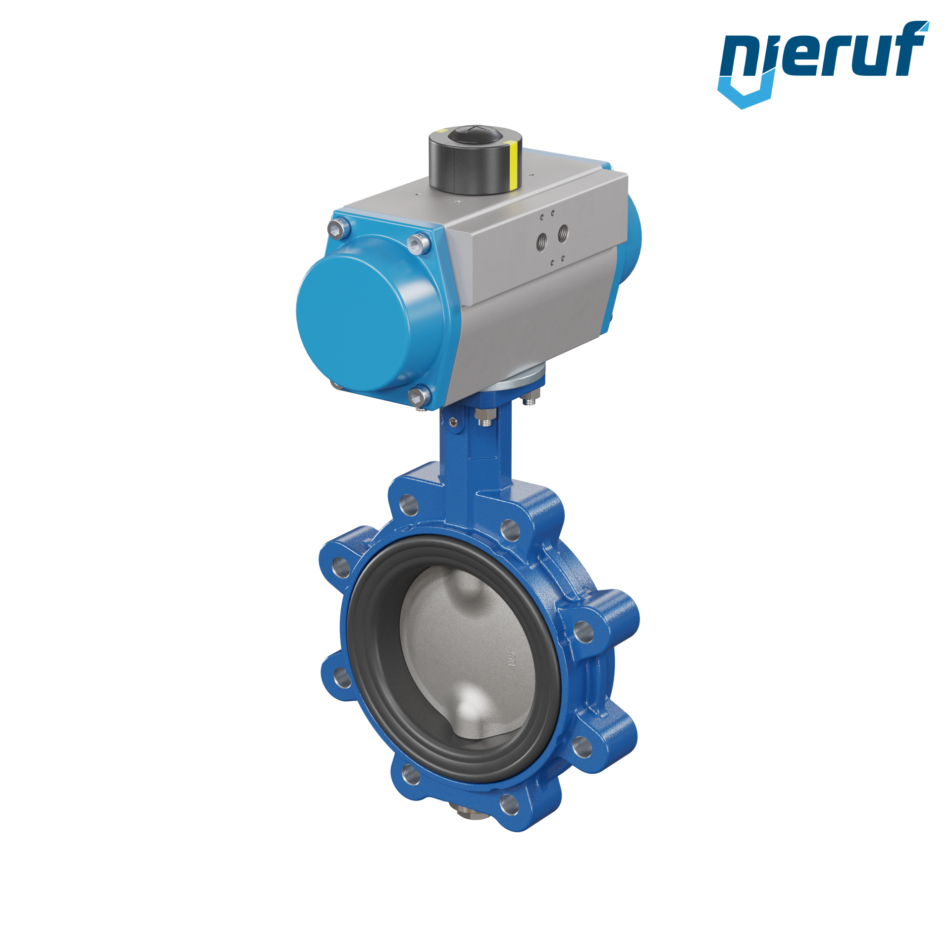 vanne papillon DN 125 AK02 FPM actionneur pneumatique à double effet